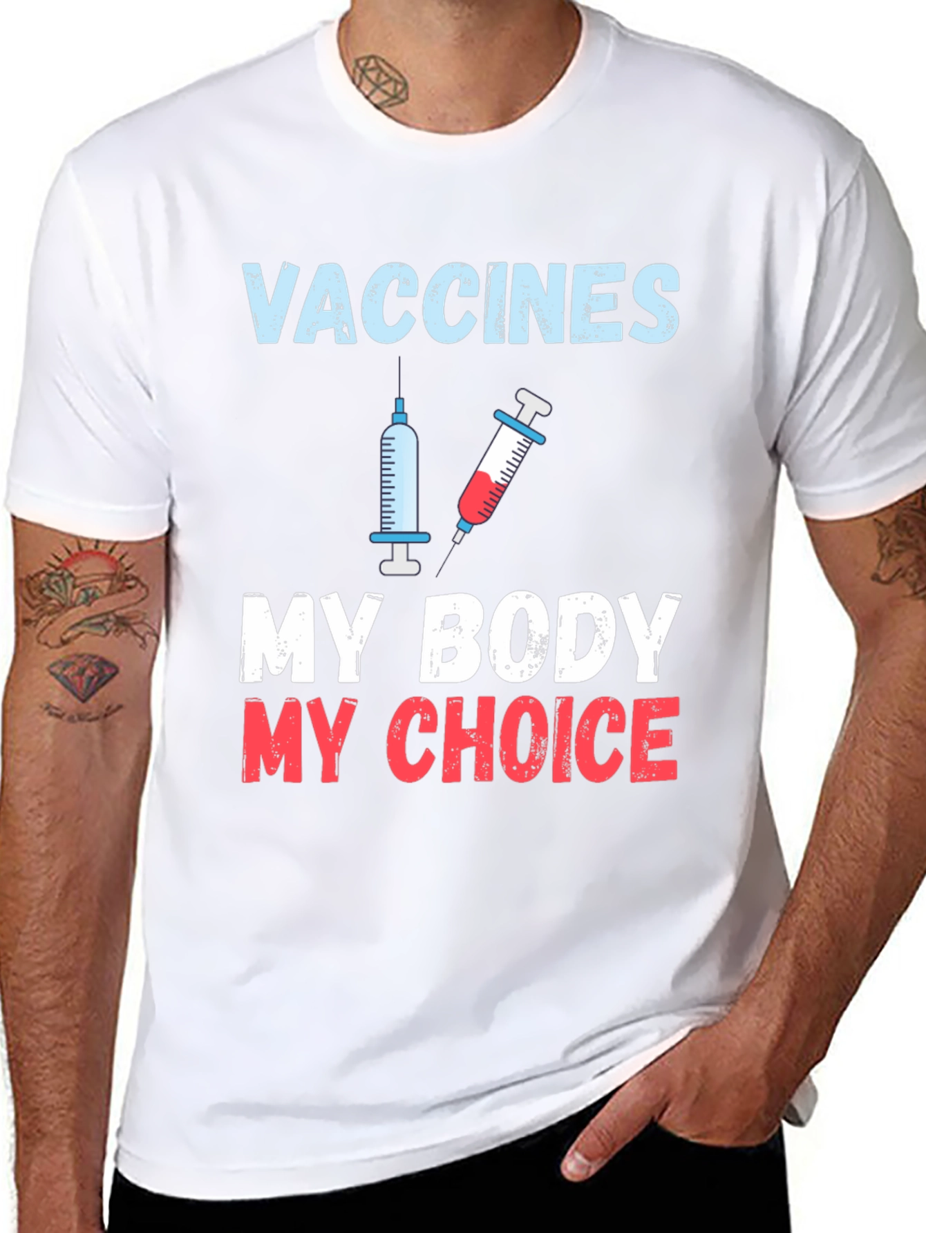 Vaccines My Body My Choice T-Shirt