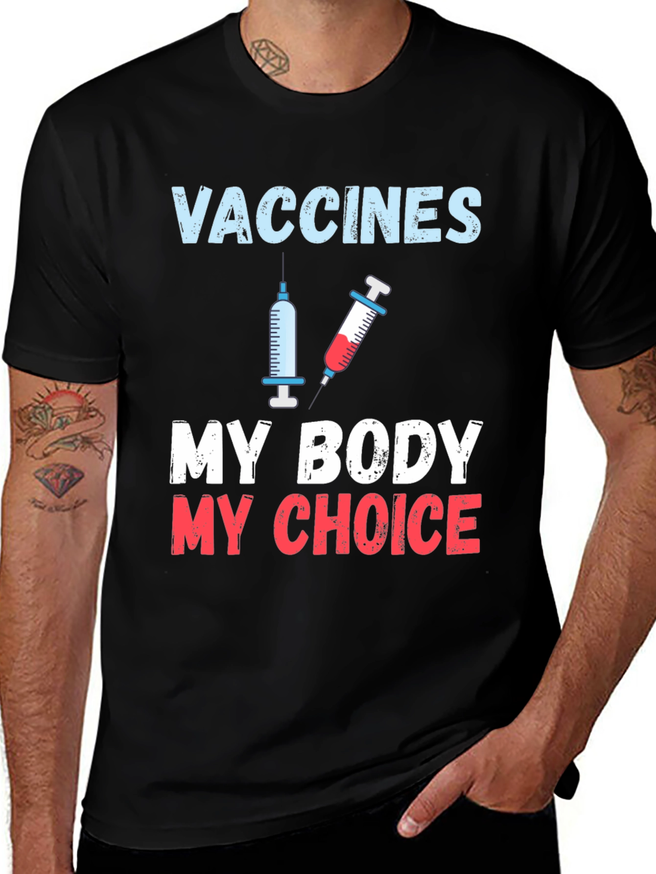 Vaccines My Body My Choice T-Shirt