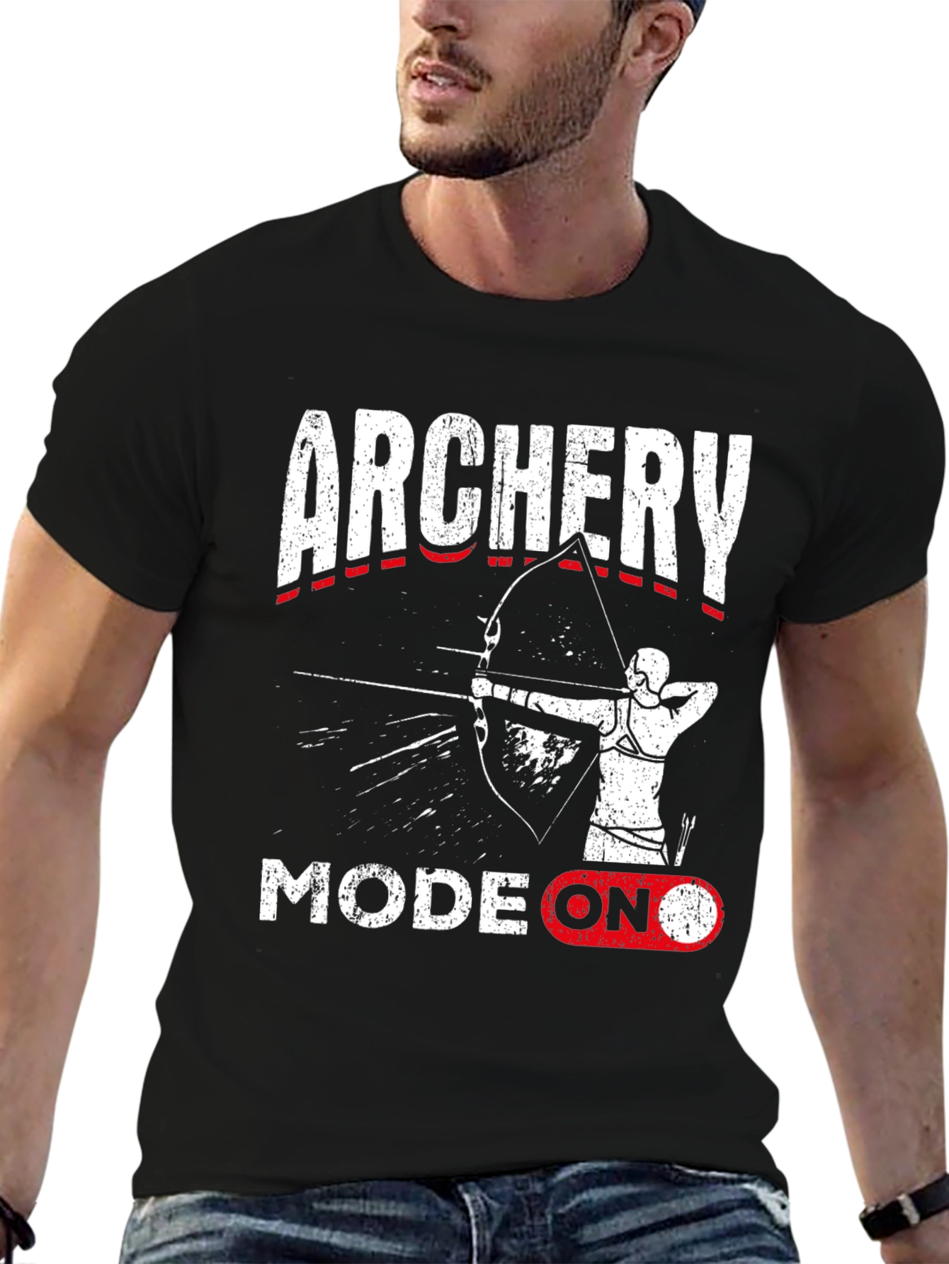 Archery Mode On T-Shirt: Target Practice Tee