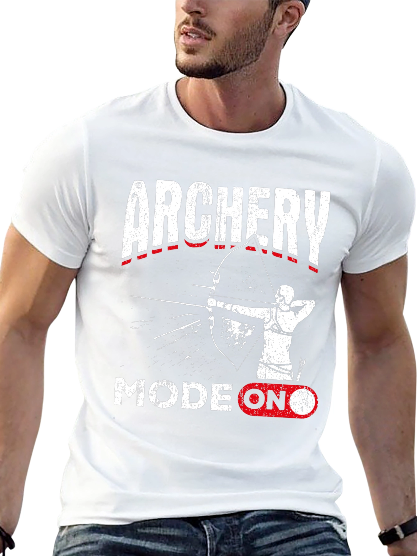 Archery Mode On T-Shirt: Target Practice Tee