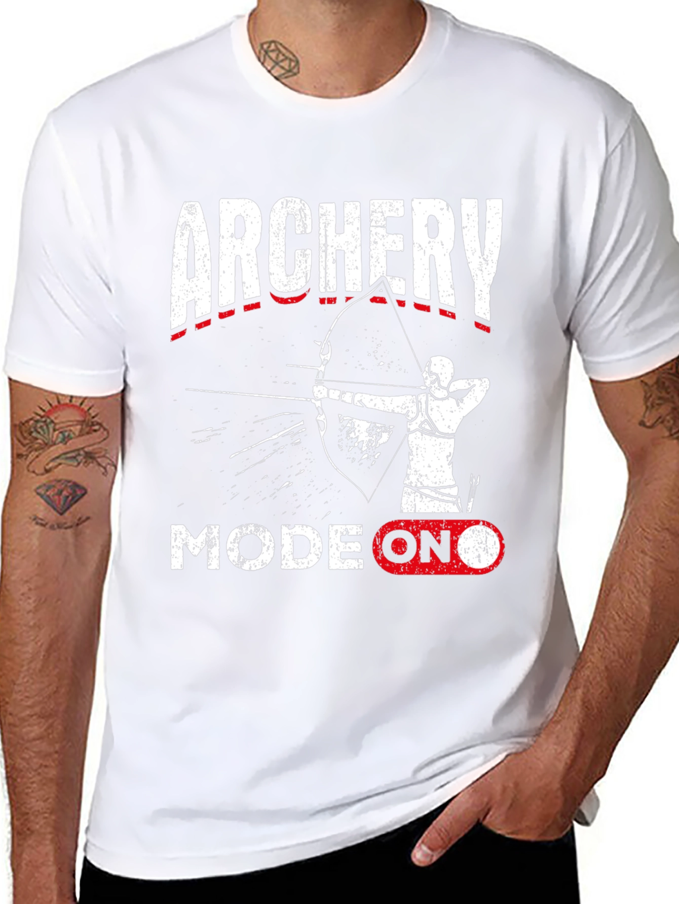 Archery Mode On T-Shirt: Target Practice Tee