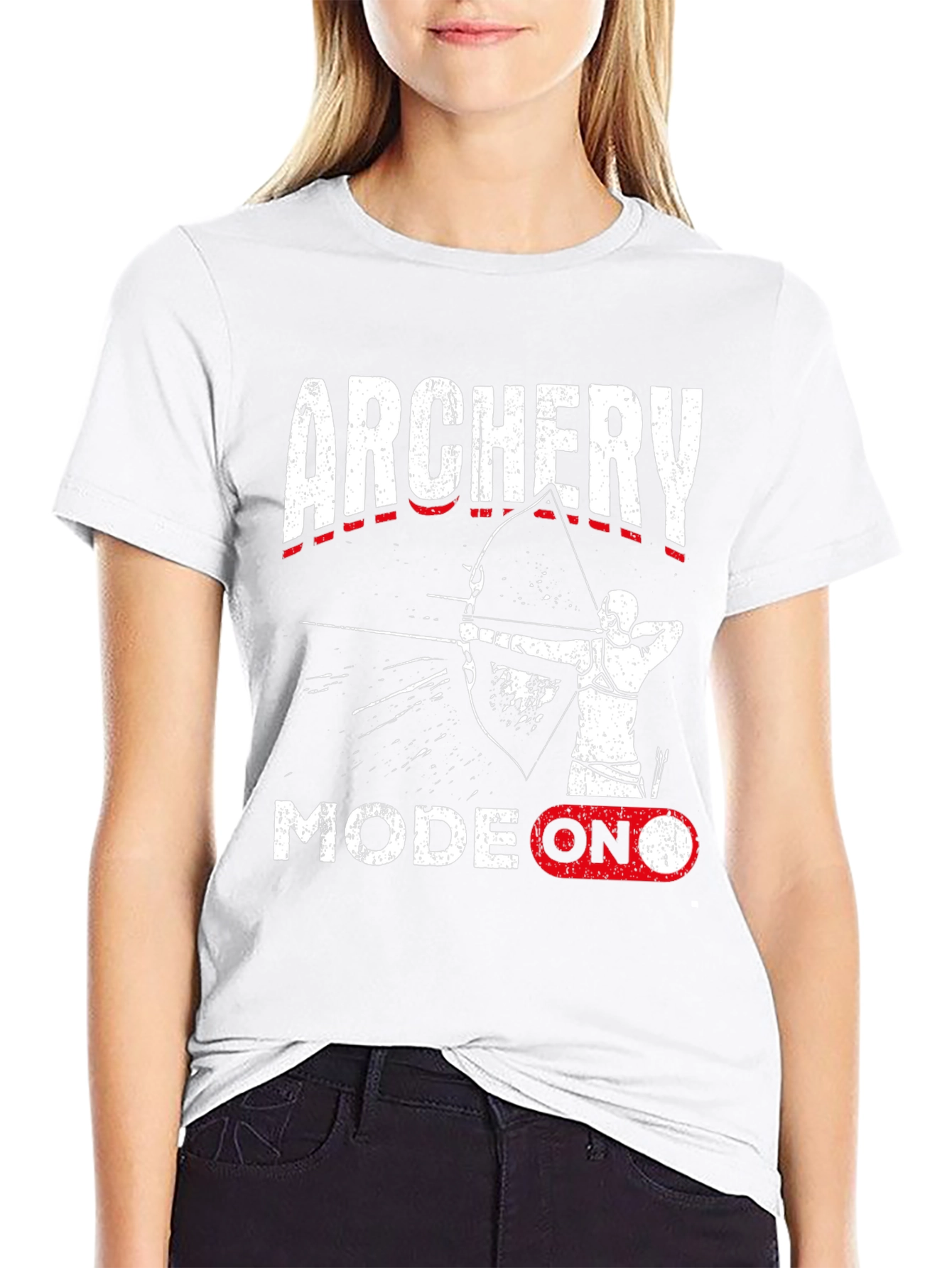 Archery Mode On T-Shirt: Target Practice Tee