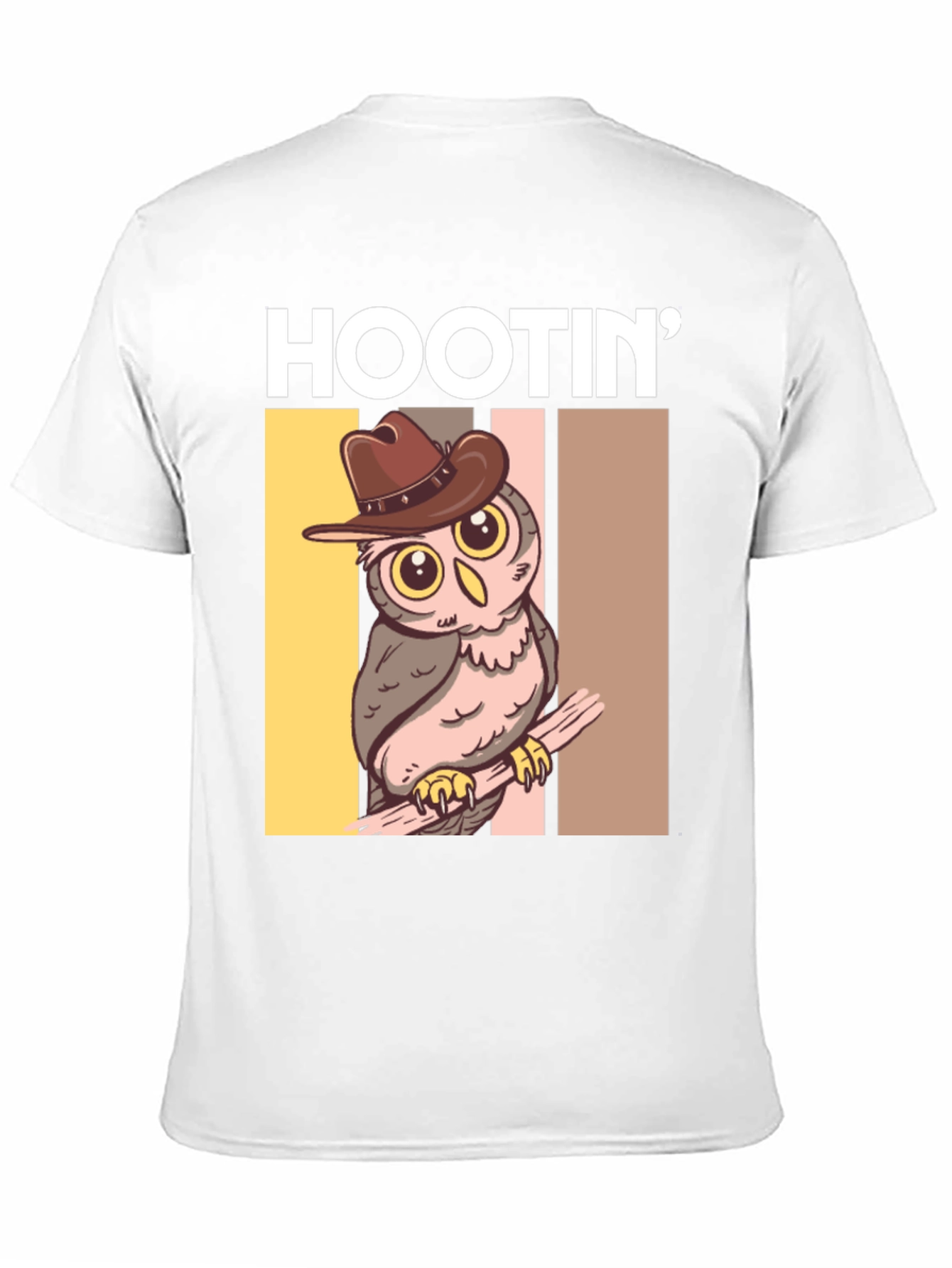 Hootin Cowboy Owl Graphic Tee