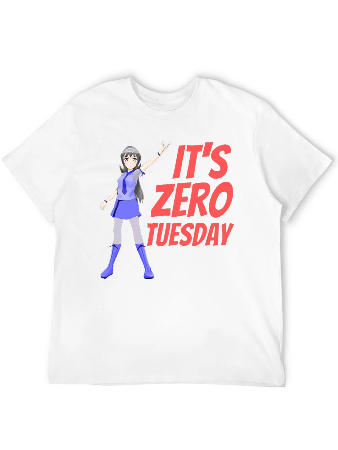 Its Zero Tuesday T-Shirt Anime Girl Tee