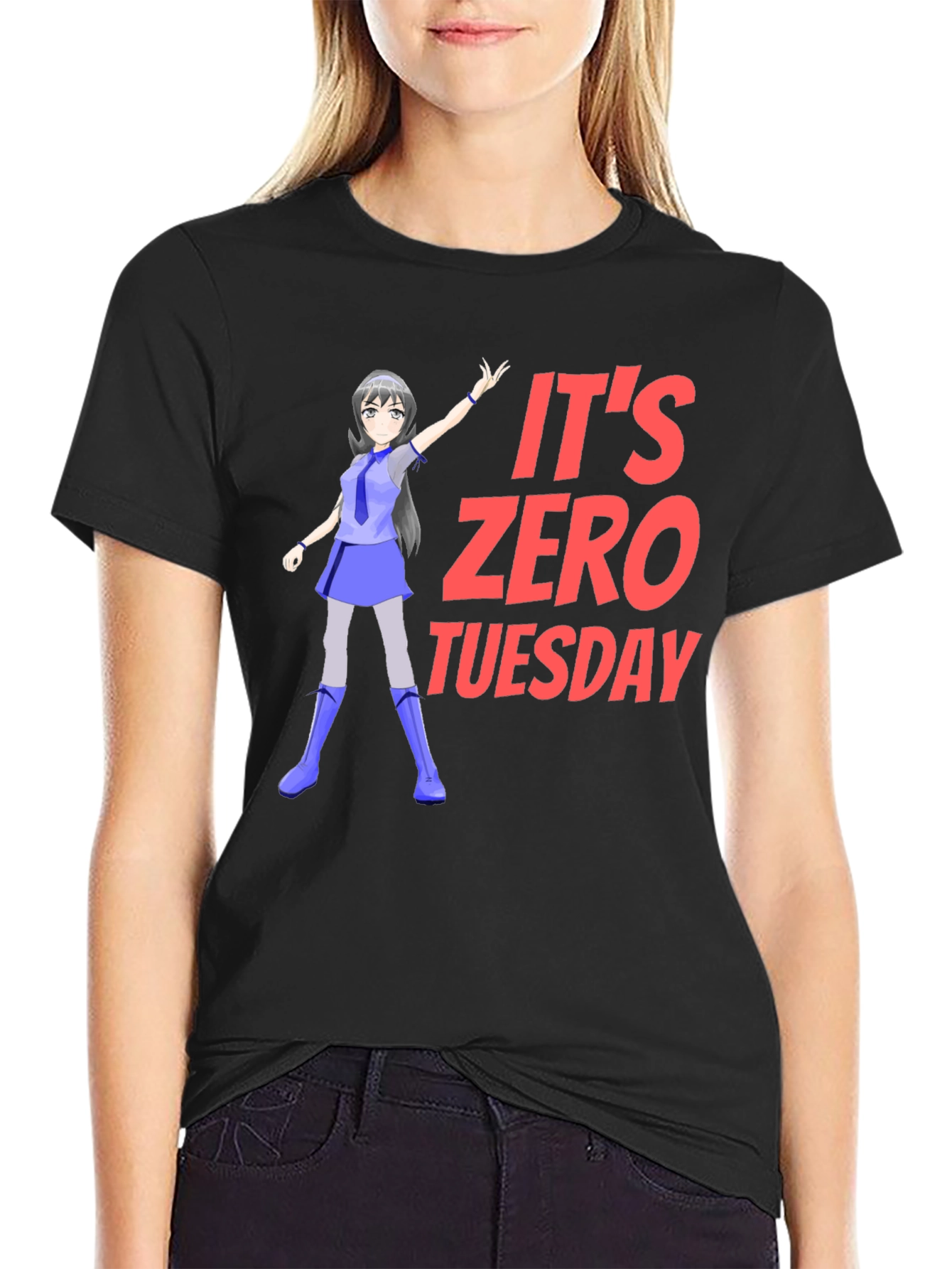 Its Zero Tuesday T-Shirt Anime Girl Tee