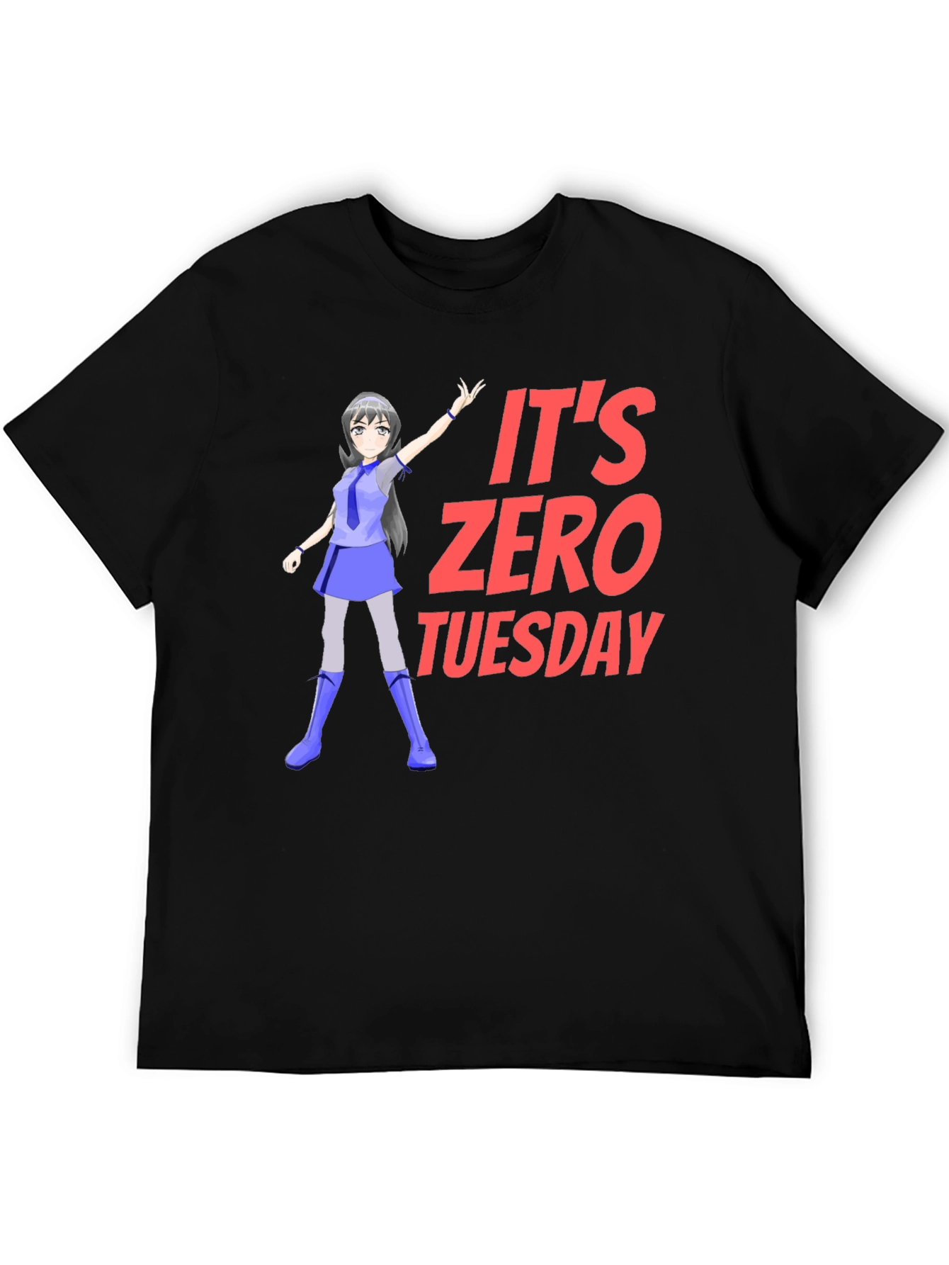Its Zero Tuesday T-Shirt Anime Girl Tee