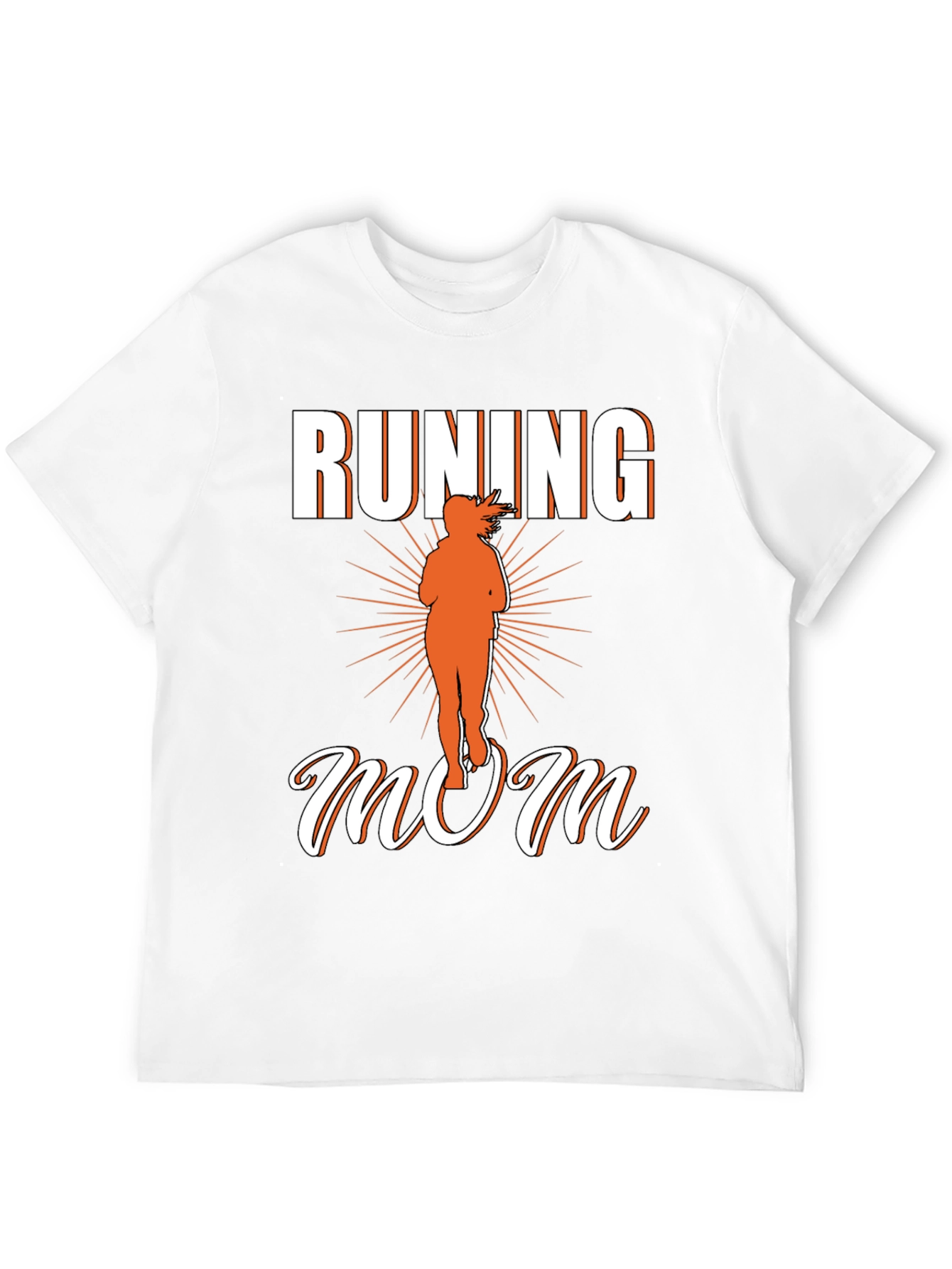 Running Mom Graphic T-Shirt - Sporty Womens Tee