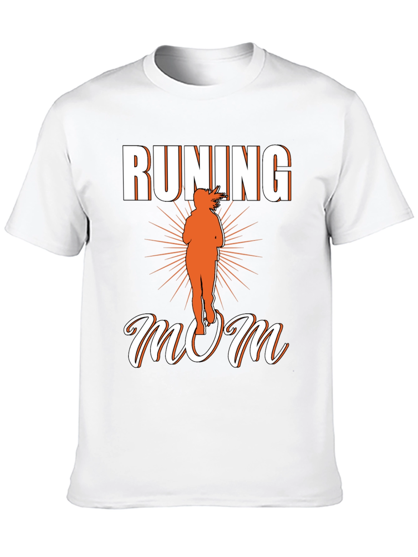 Running Mom Graphic T-Shirt - Sporty Womens Tee