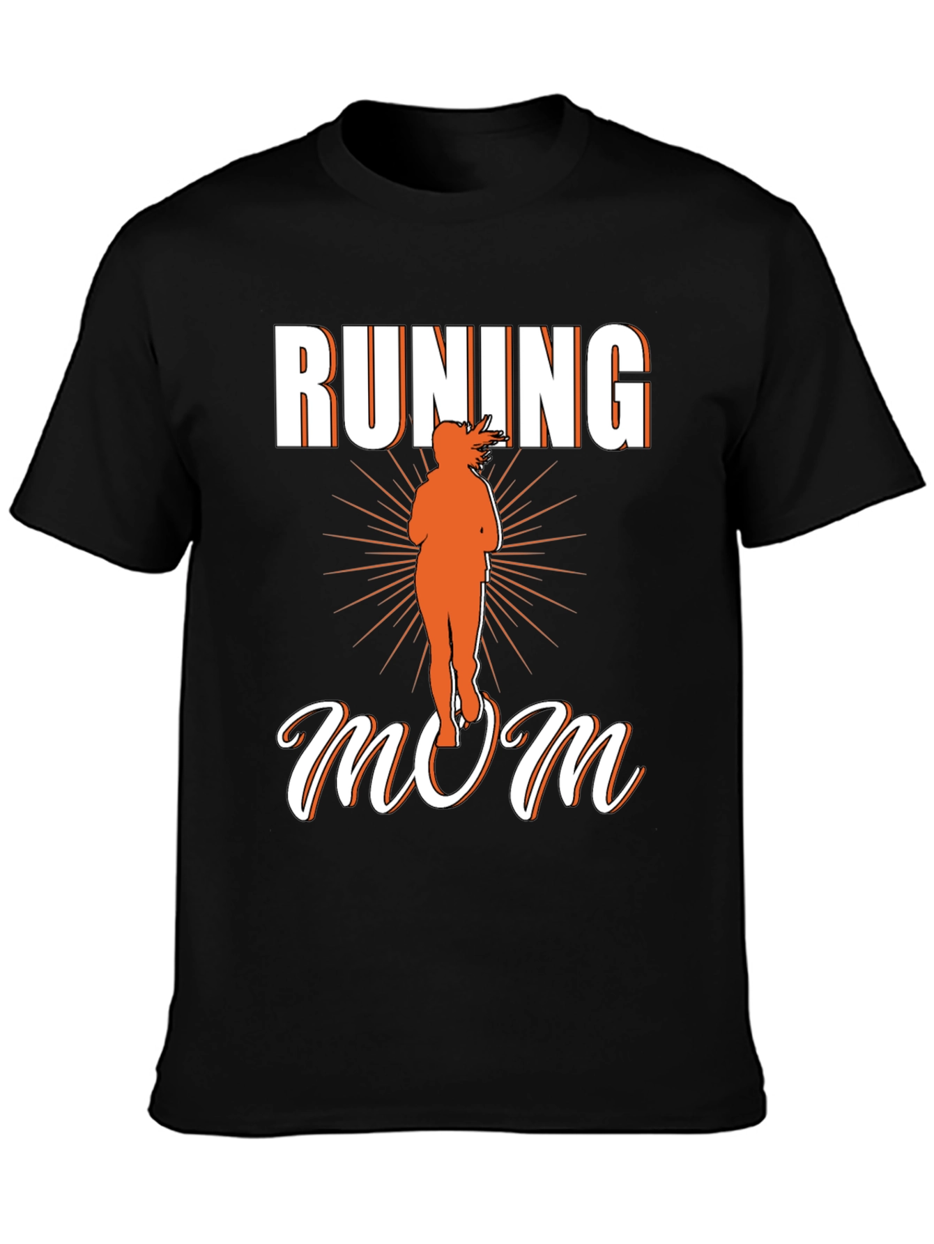 Running Mom Graphic T-Shirt - Sporty Womens Tee