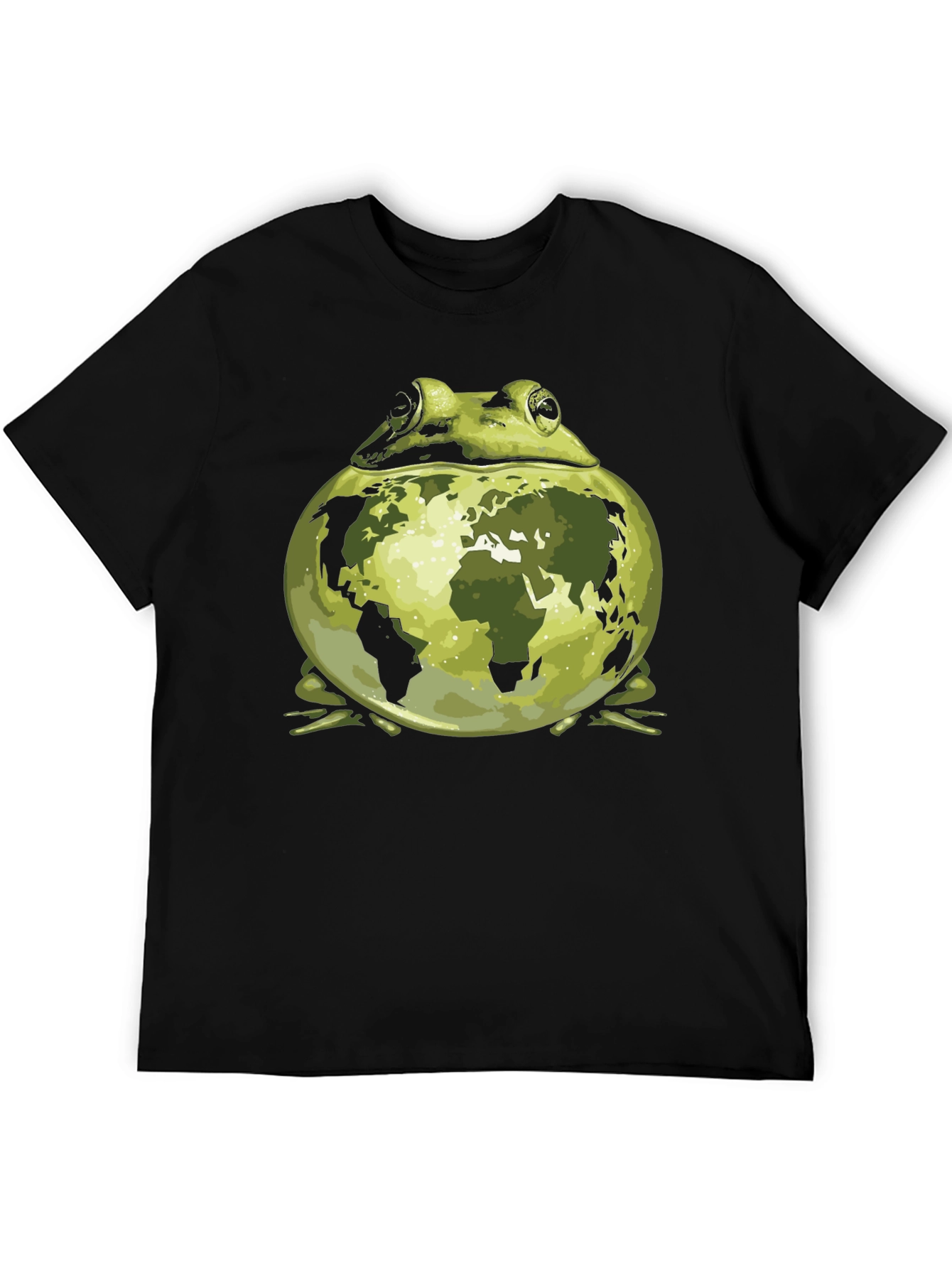 Earth Frog Graphic Tee - Save the Planet Style