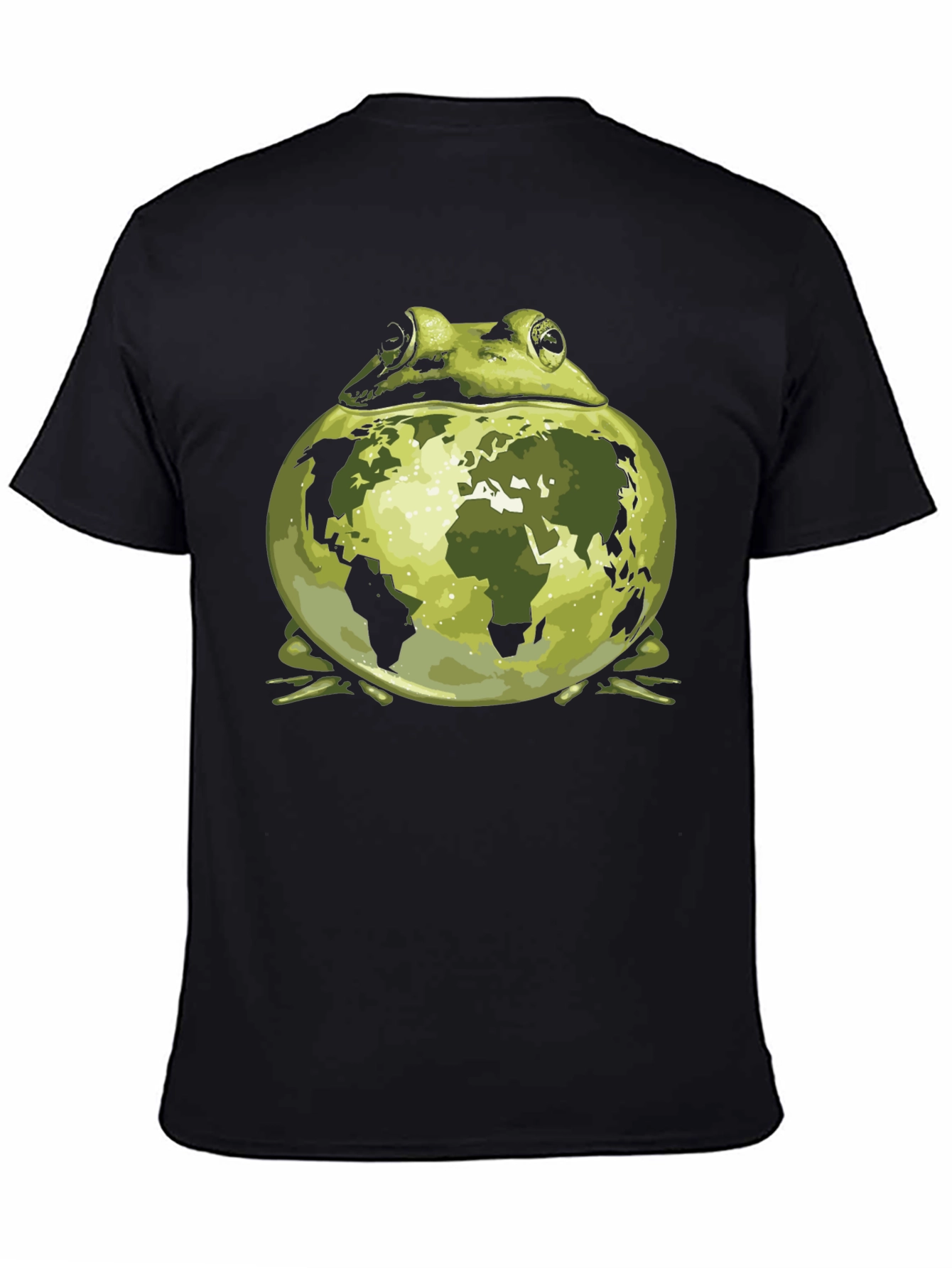 Earth Frog Graphic Tee - Save the Planet Style