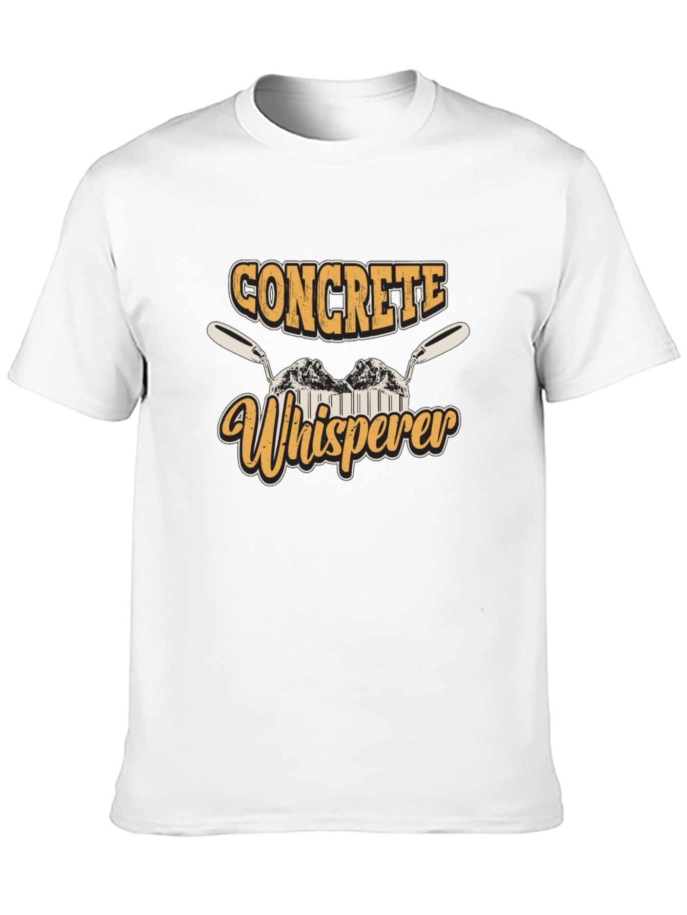 Concrete Whisperer Graphic Tee - Black Crew Neck