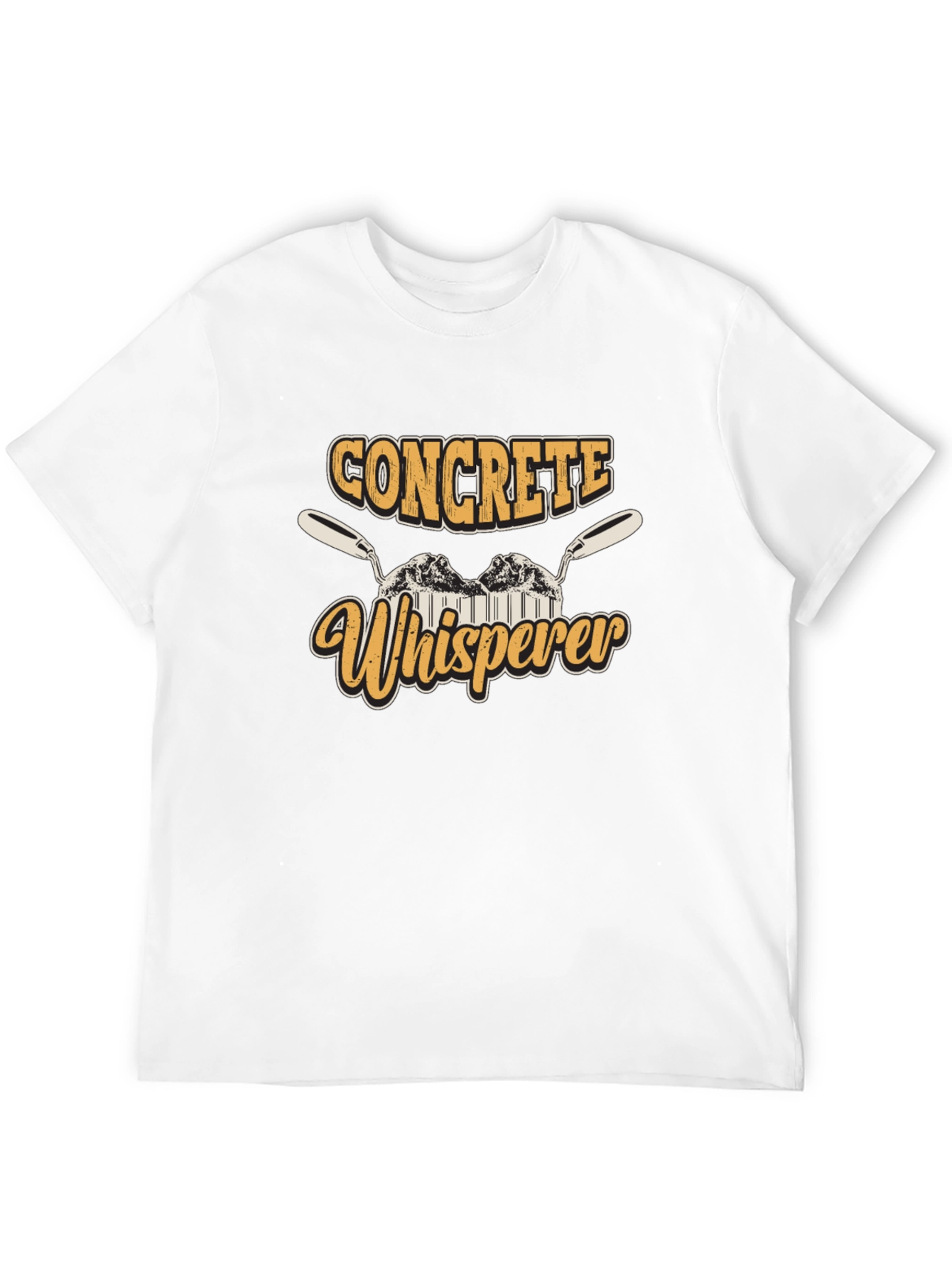 Concrete Whisperer Graphic Tee - Black Crew Neck