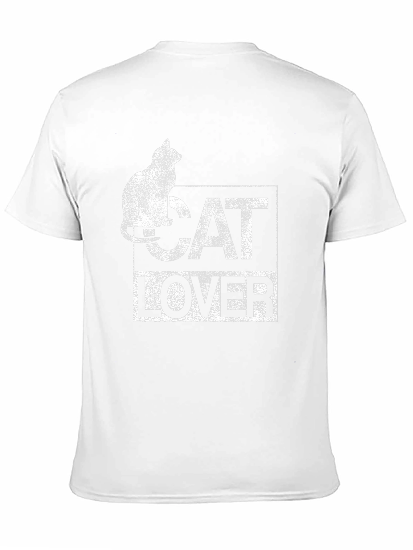 Cat Lover Graphic T-Shirt - Black Cotton Tee