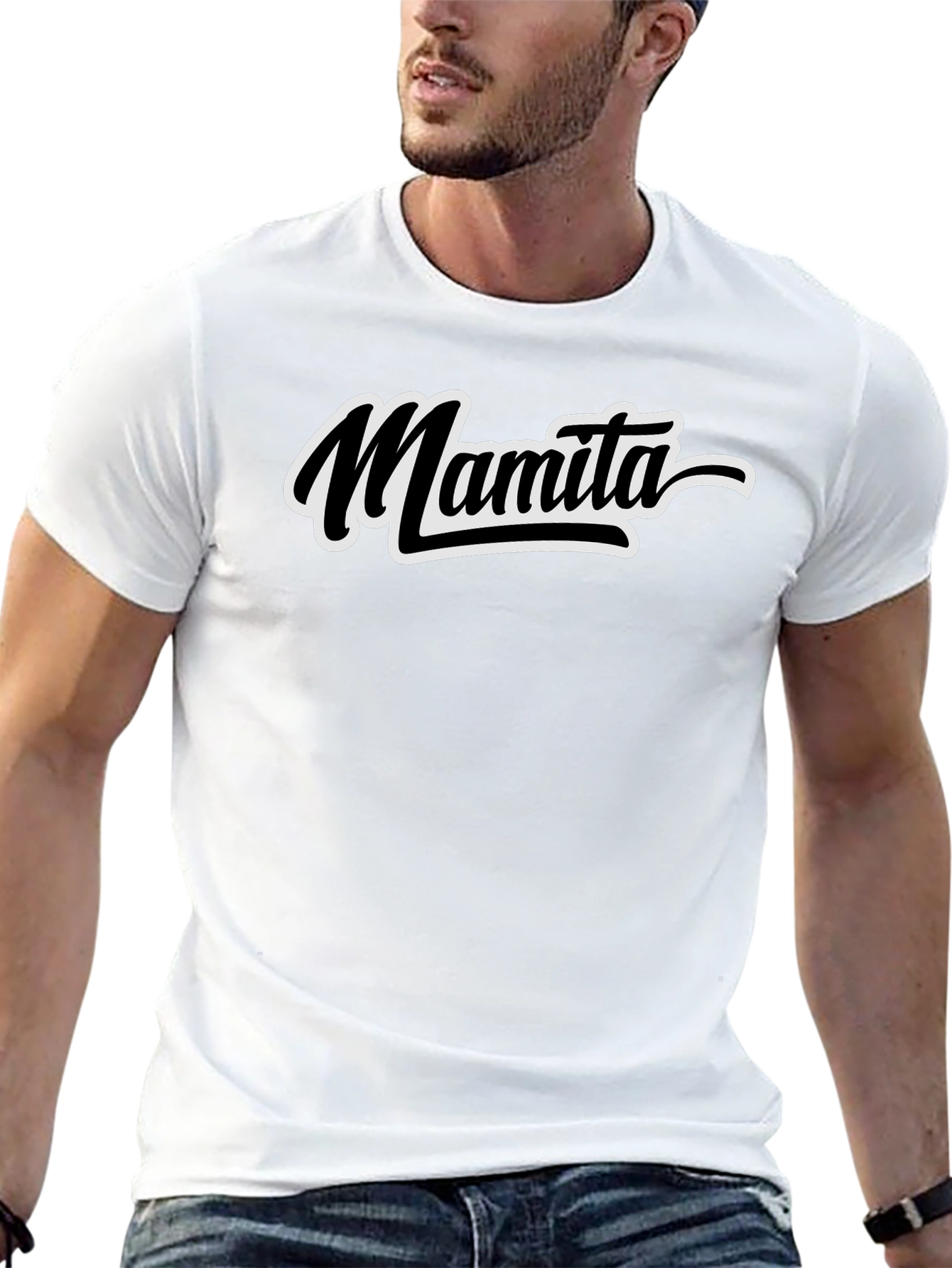 Mamita T-Shirt - Black Casual Tee