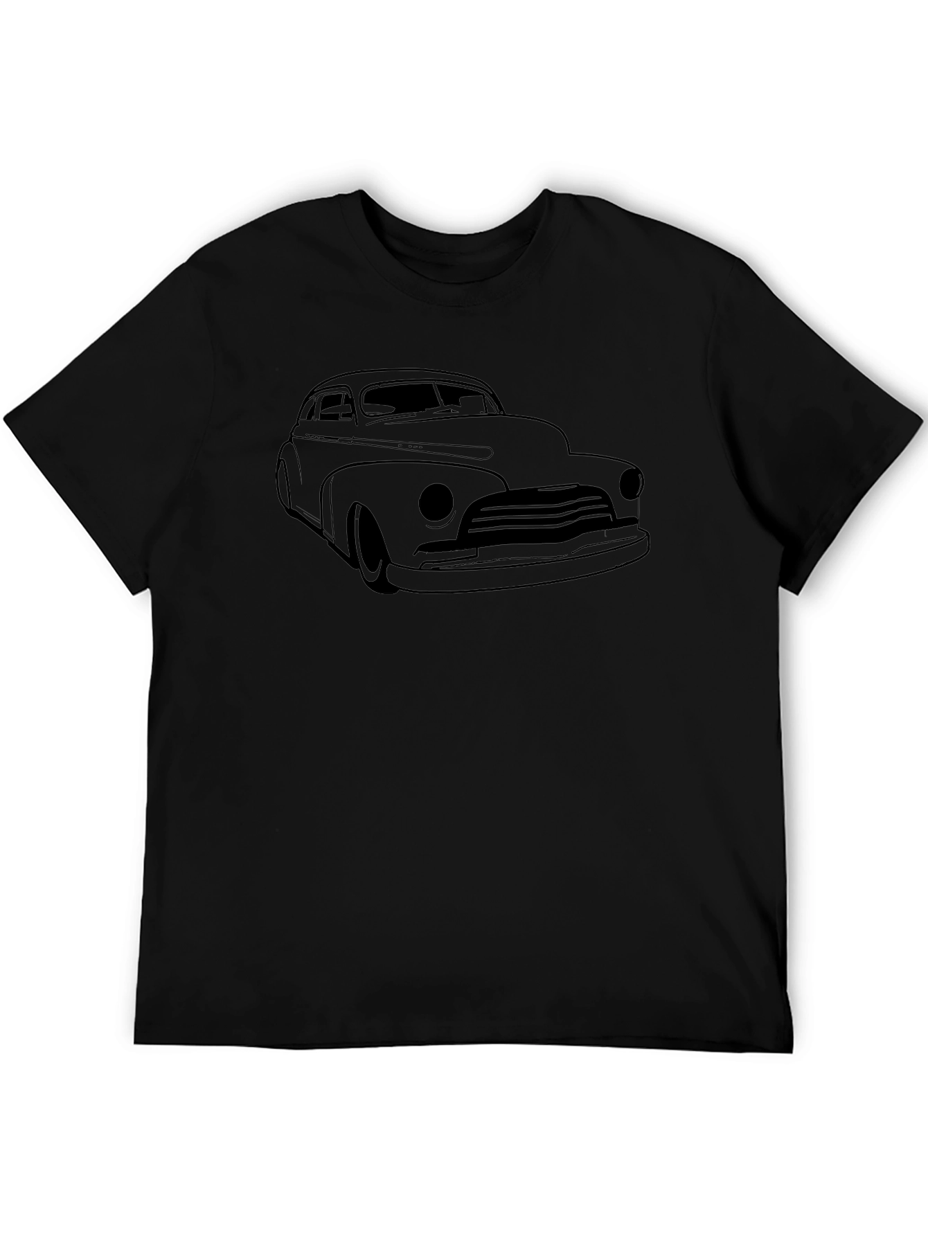 Classic Car Graphic Tee - Black