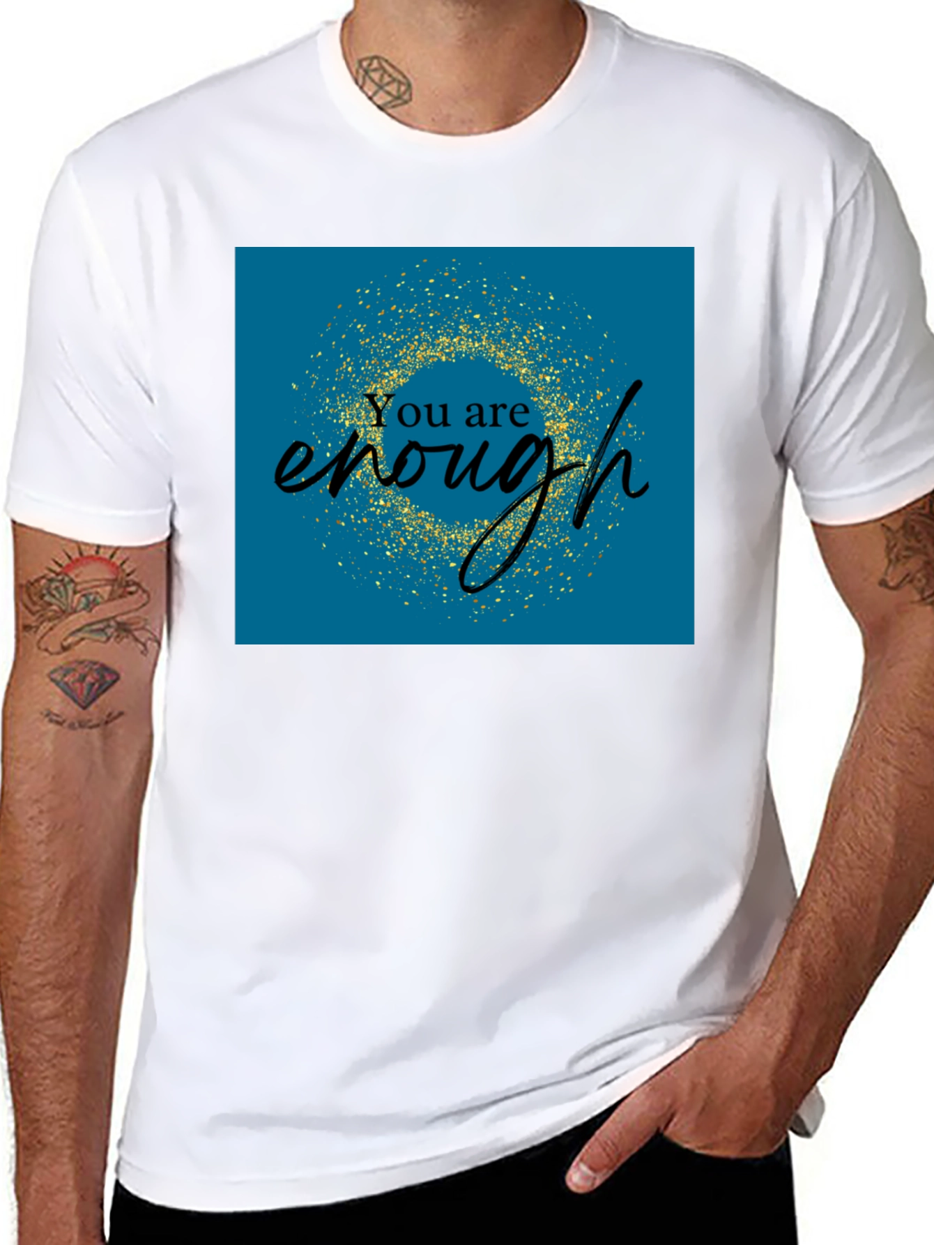 You Are Enough Graphic Tee - Positive Affirmation Shirt