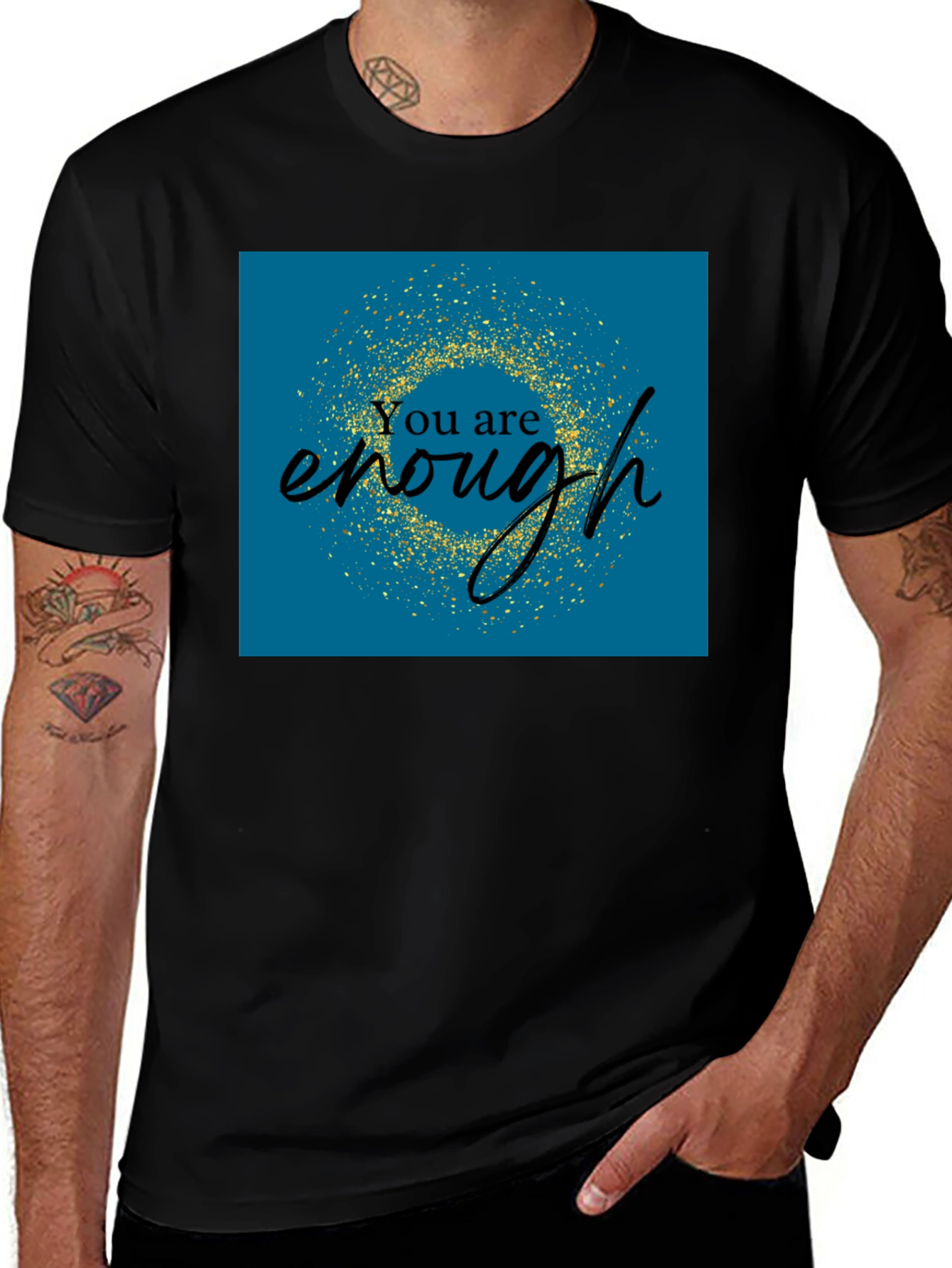 You Are Enough Graphic Tee - Positive Affirmation Shirt