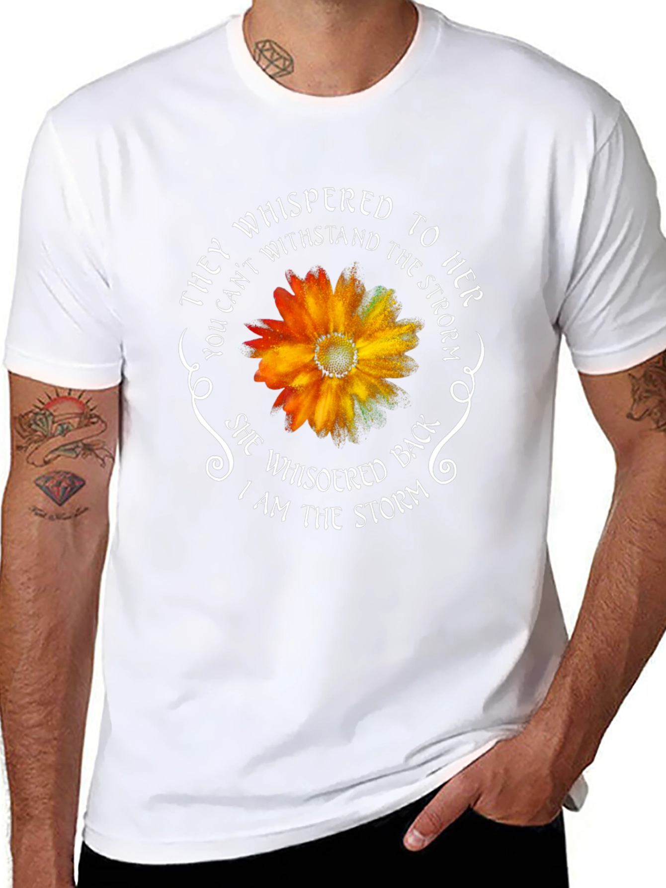 Empowered Womans T-Shirt: I Am The Storm