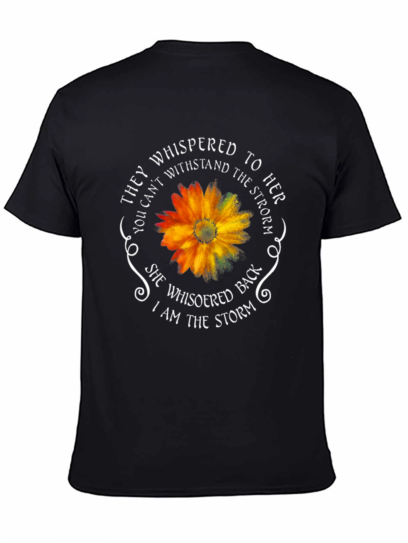 Empowered Womans T-Shirt: I Am The Storm