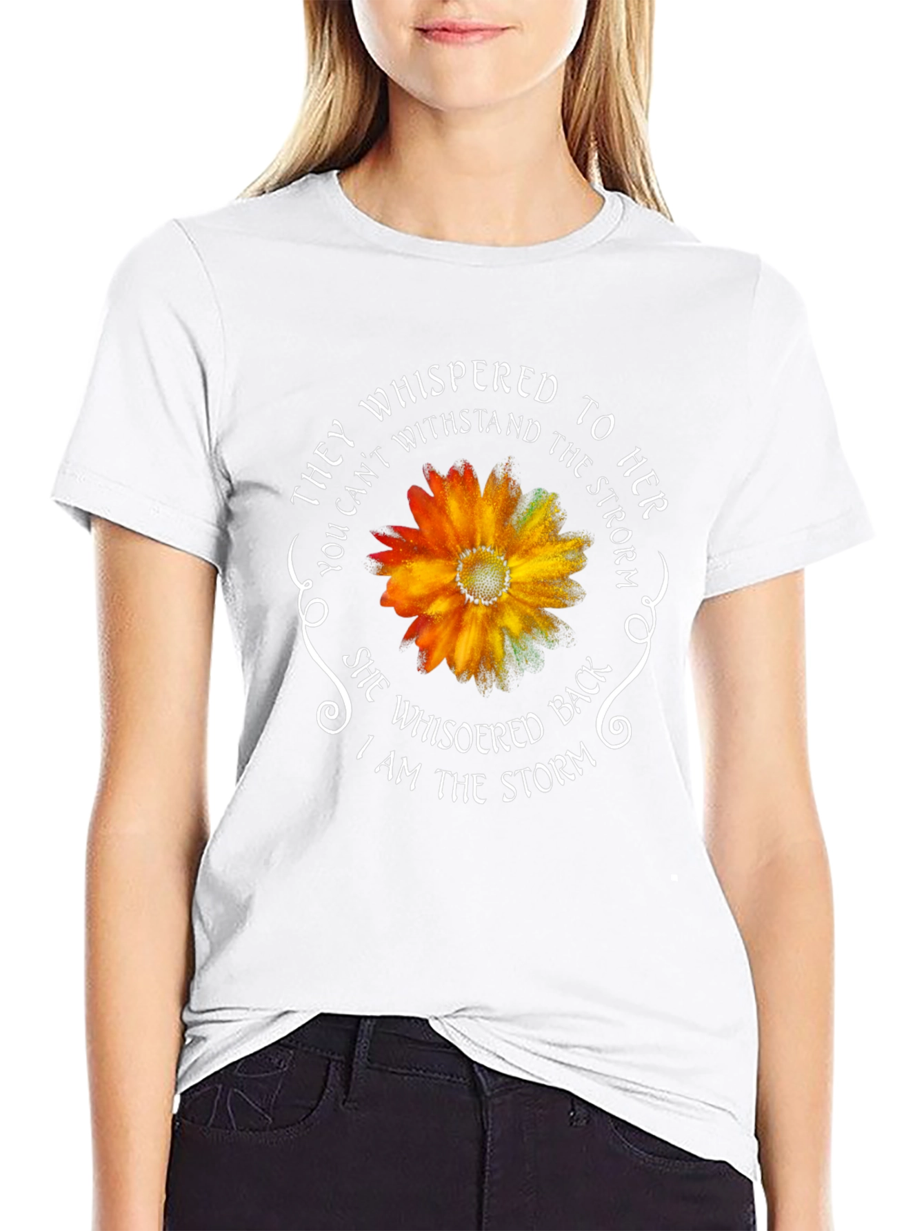 Empowered Womans T-Shirt: I Am The Storm