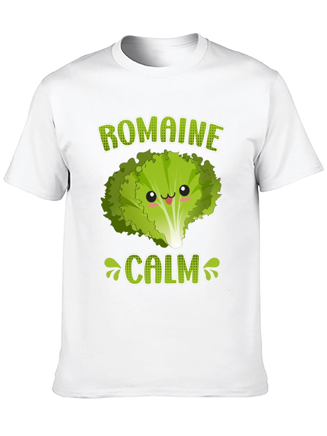 Romaine Calm T-Shirt - Funny Lettuce Pun Tee