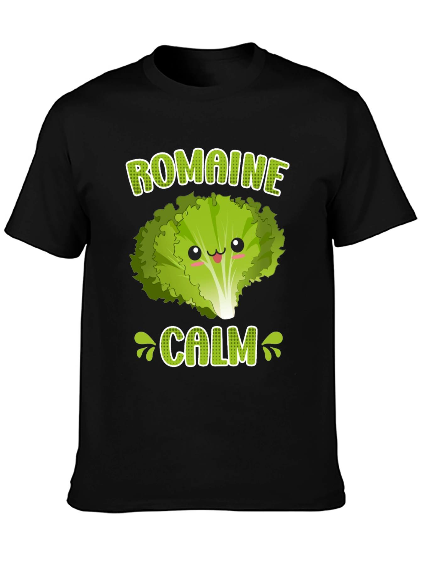 Romaine Calm T-Shirt - Funny Lettuce Pun Tee