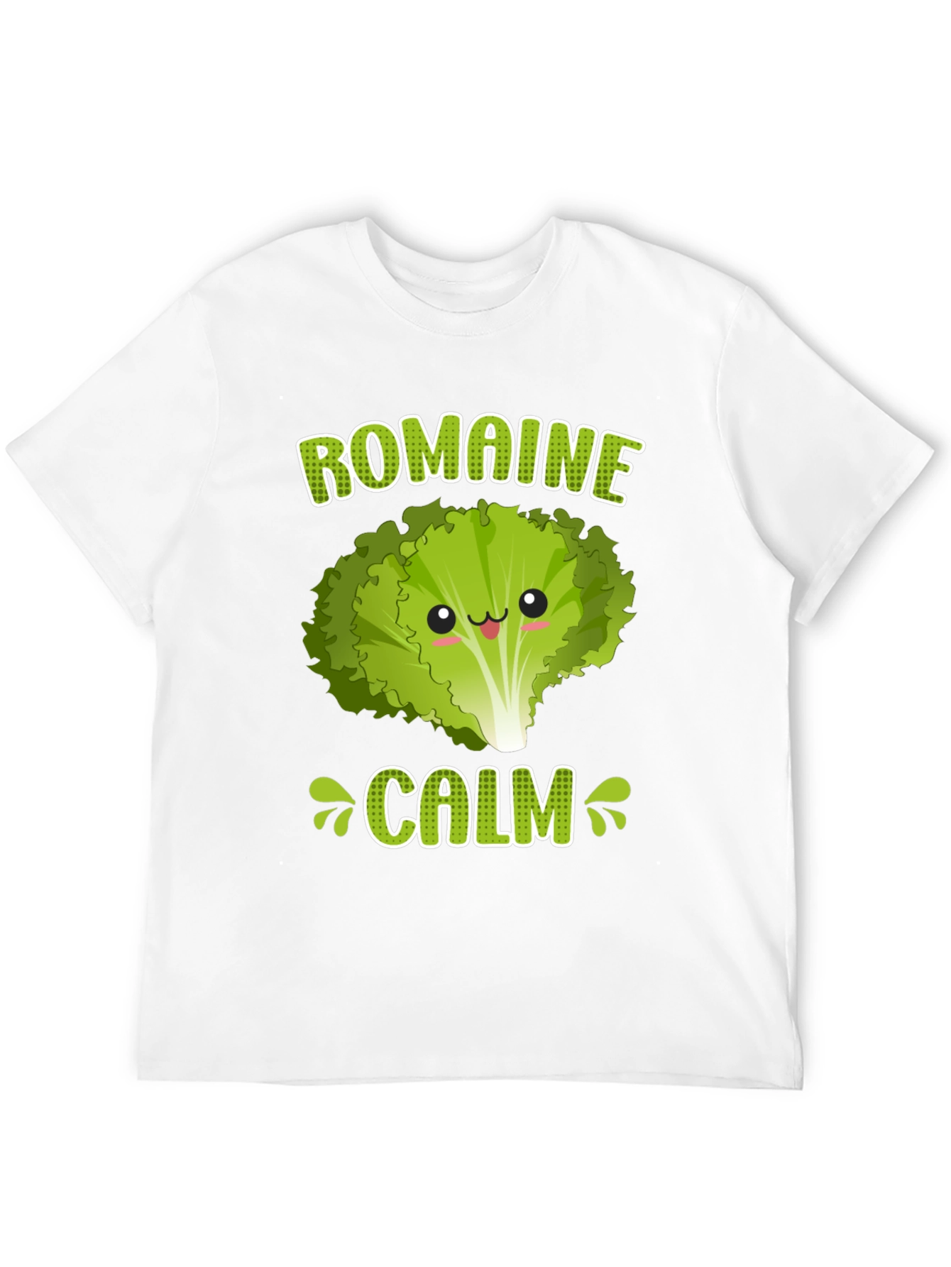 Romaine Calm T-Shirt - Funny Lettuce Pun Tee