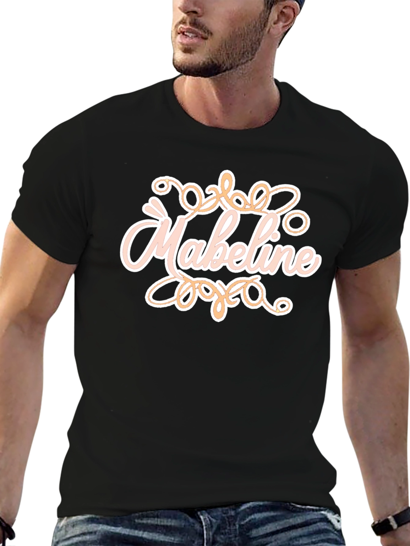 Personalized Mabeline Graphic T-Shirt