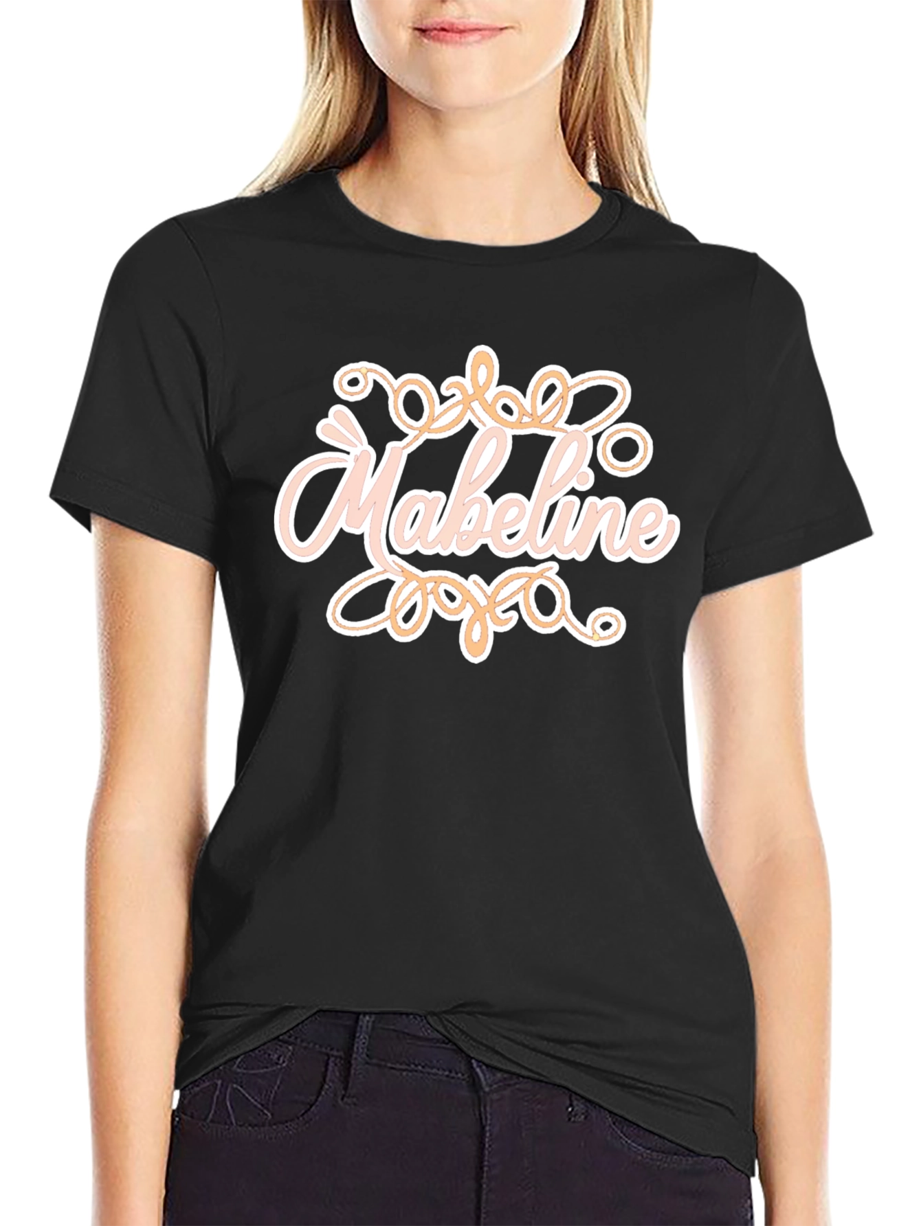 Personalized Mabeline Graphic T-Shirt