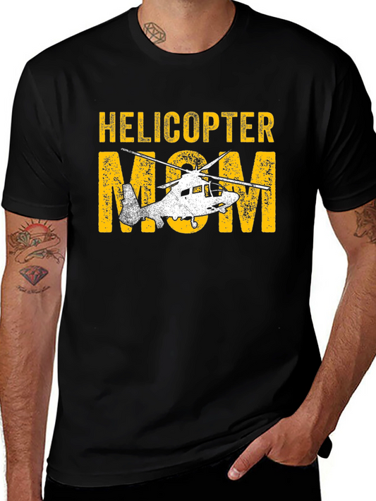 Helicopter Mom Graphic T-Shirt - Novelty Tee