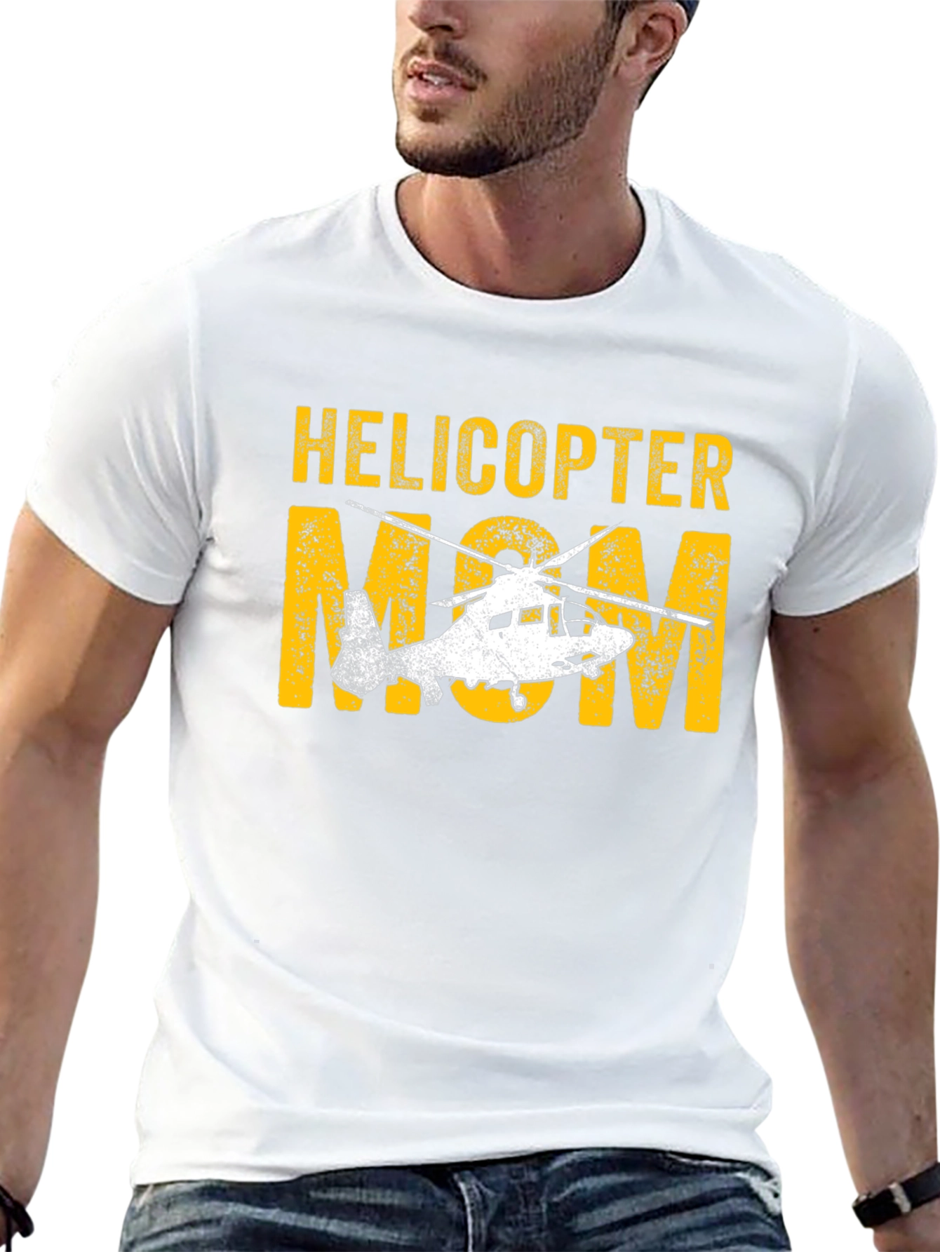 Helicopter Mom Graphic T-Shirt - Novelty Tee