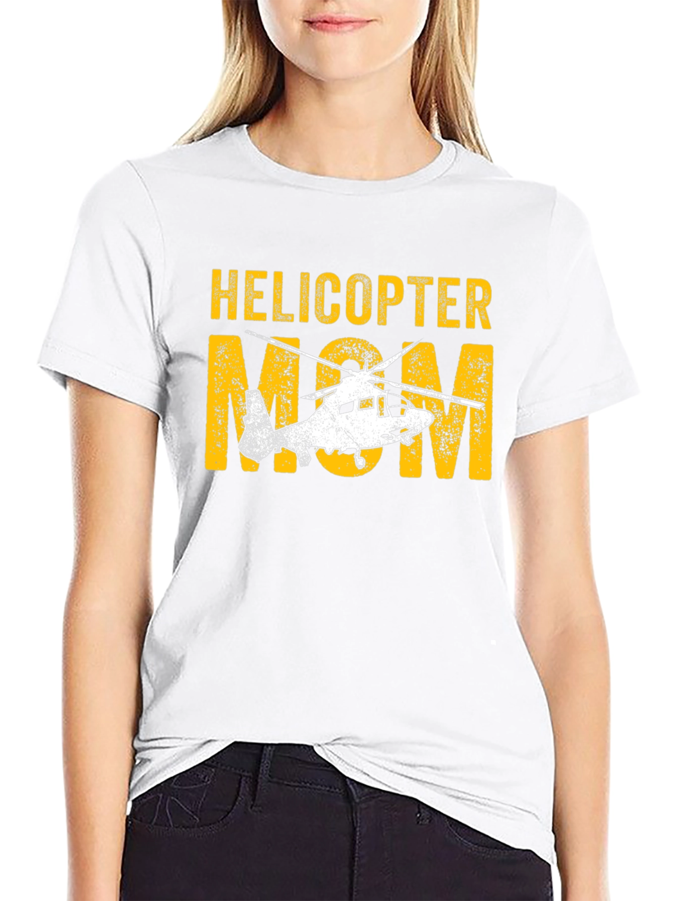 Helicopter Mom Graphic T-Shirt - Novelty Tee