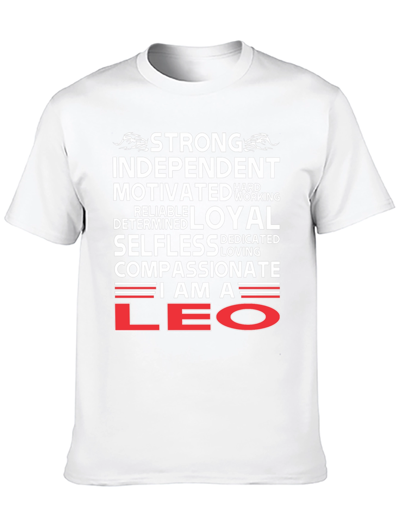 Leo Zodiac T-Shirt - Strong Loyal Compassionate
