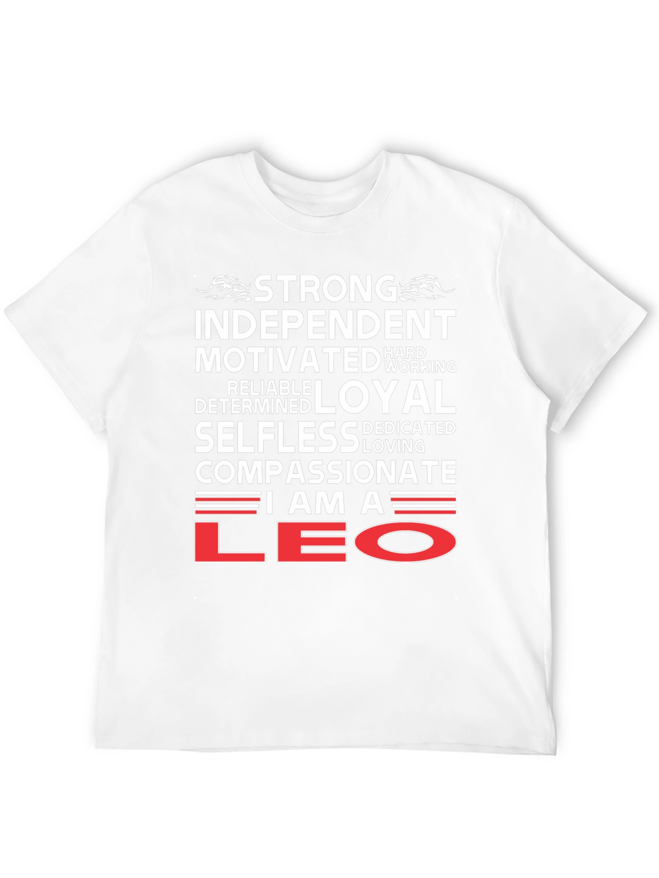 Leo Zodiac T-Shirt - Strong Loyal Compassionate
