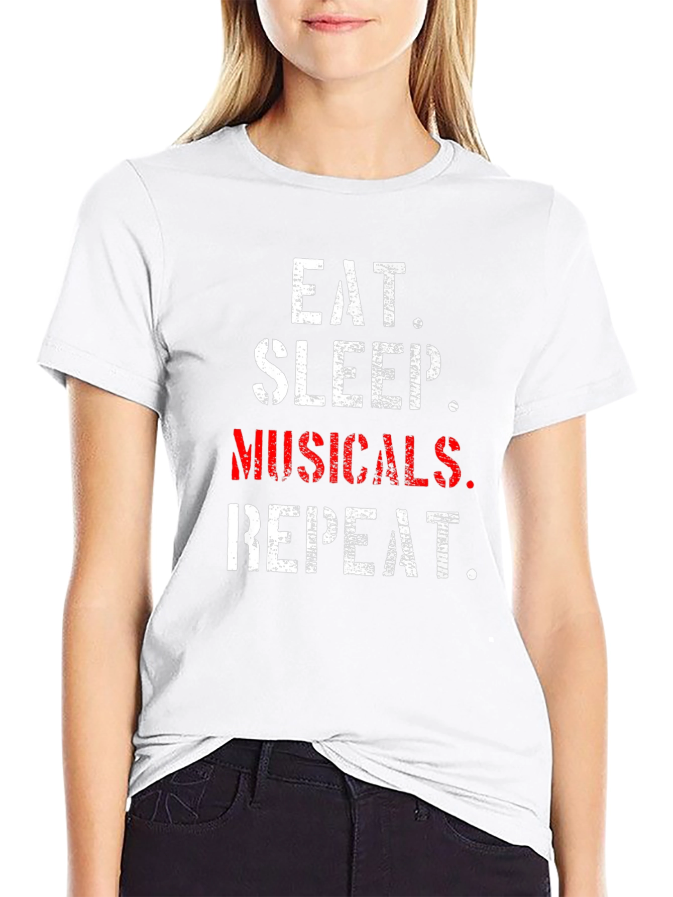 Eat Sleep Musicals Repeat T-Shirt