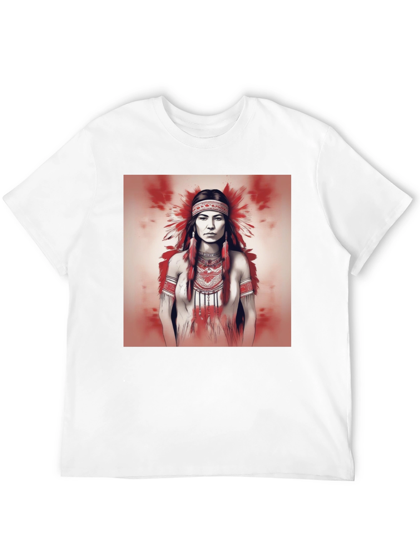 Native American Woman Graphic Tee