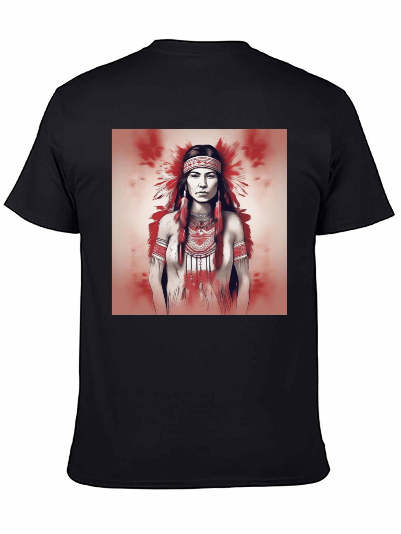 Native American Woman Graphic Tee