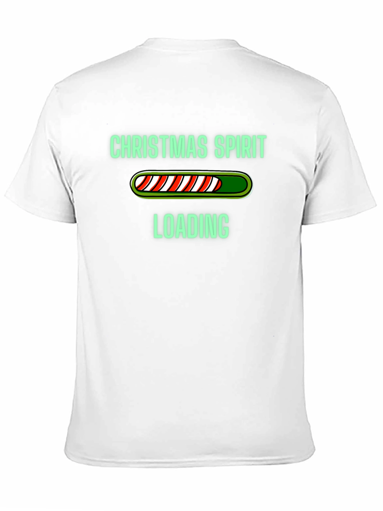 Christmas Spirit Loading Graphic Tee - Black