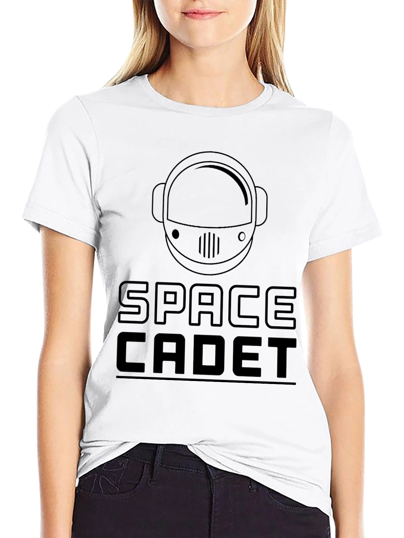Space Cadet T-Shirt - Astronaut Helmet Graphic Tee