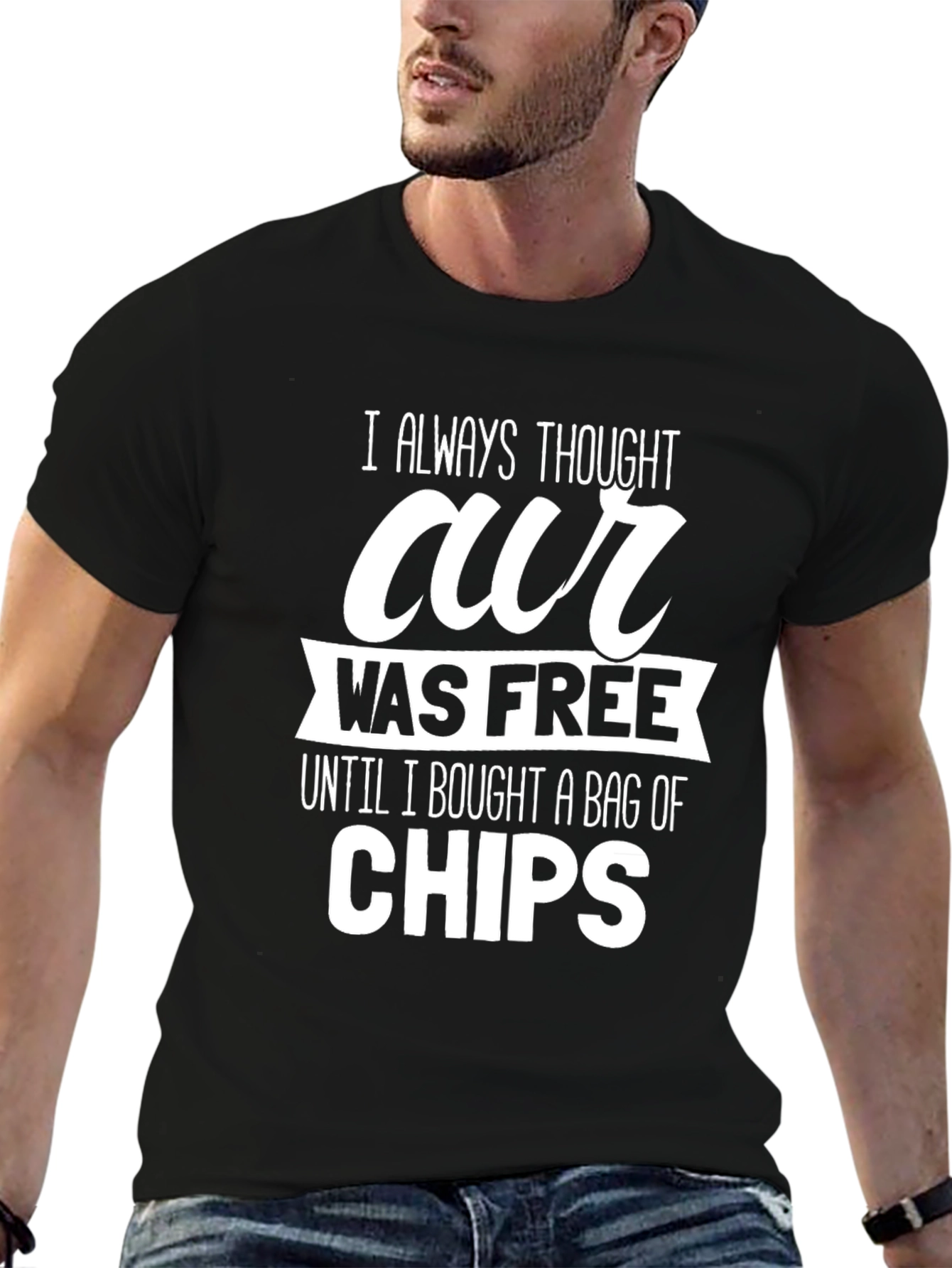 Humorous Air Chips T-Shirt