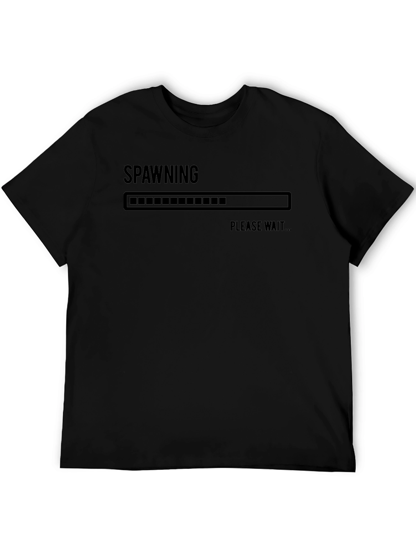 Spawning Please Wait Mens Black T-Shirt