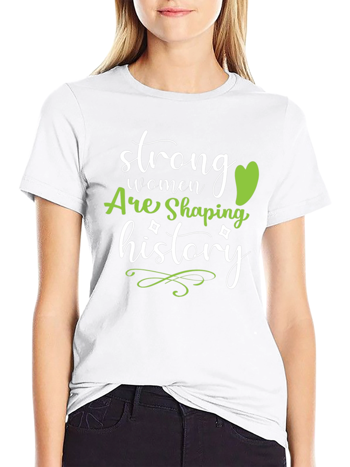 Strong Women Shaping History Black T-Shirt