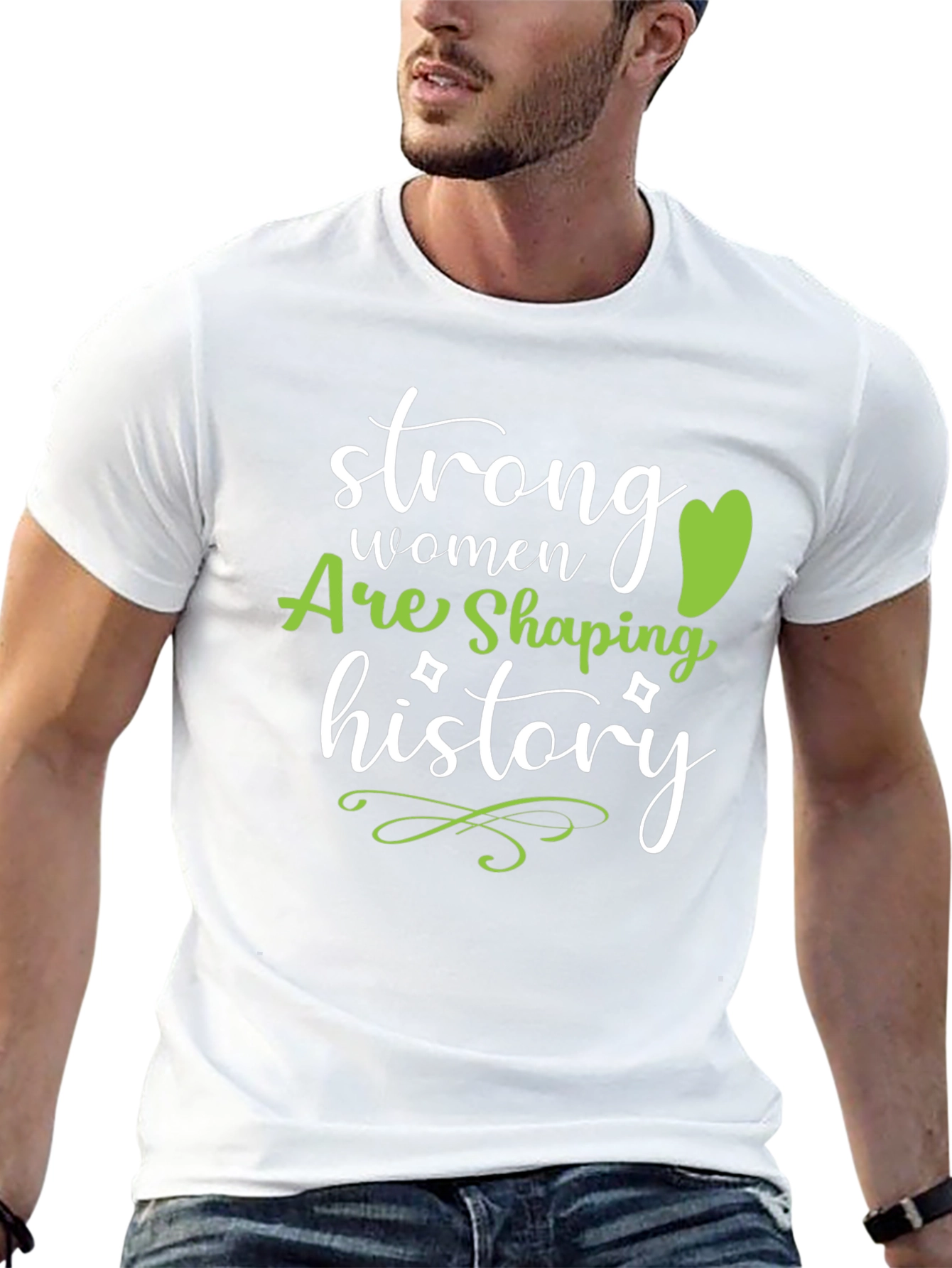 Strong Women Shaping History Black T-Shirt
