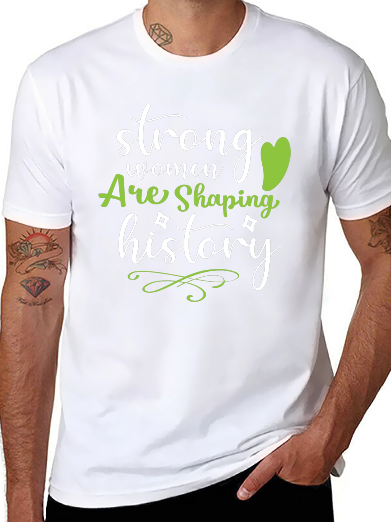 Strong Women Shaping History Black T-Shirt