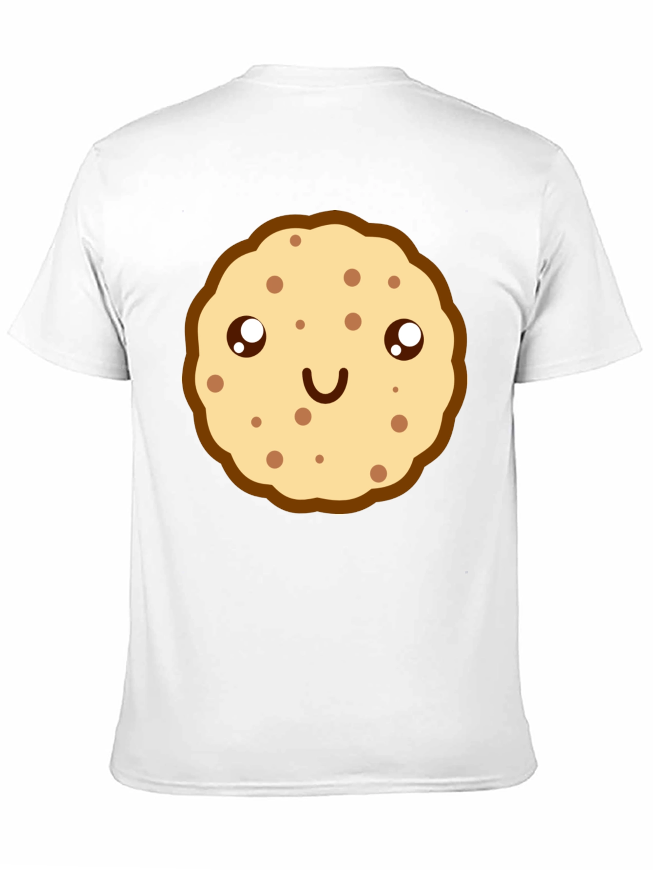 Cute Cookie Graphic Black T-Shirt