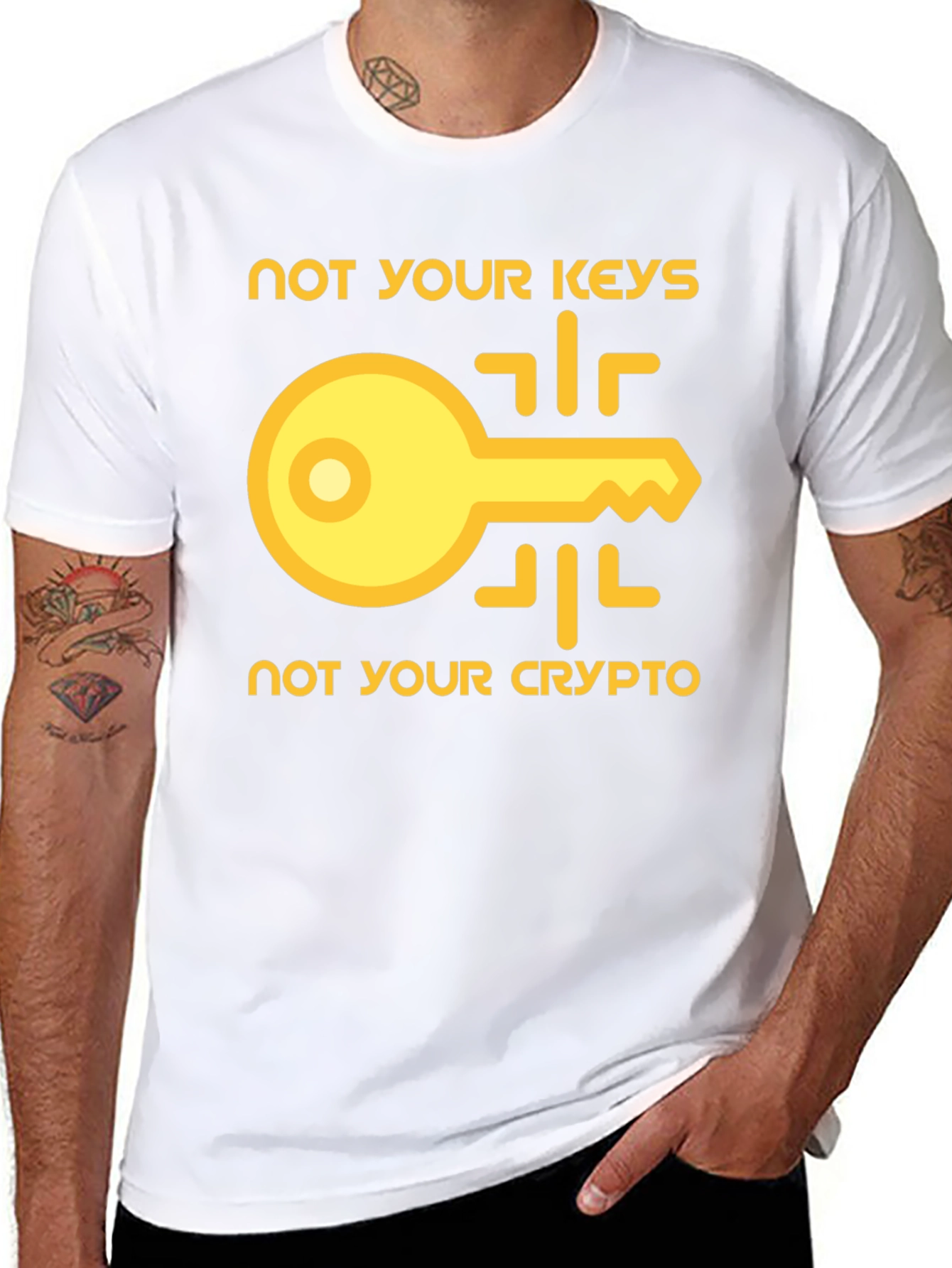 Not Your Keys Not Your Crypto T-Shirt