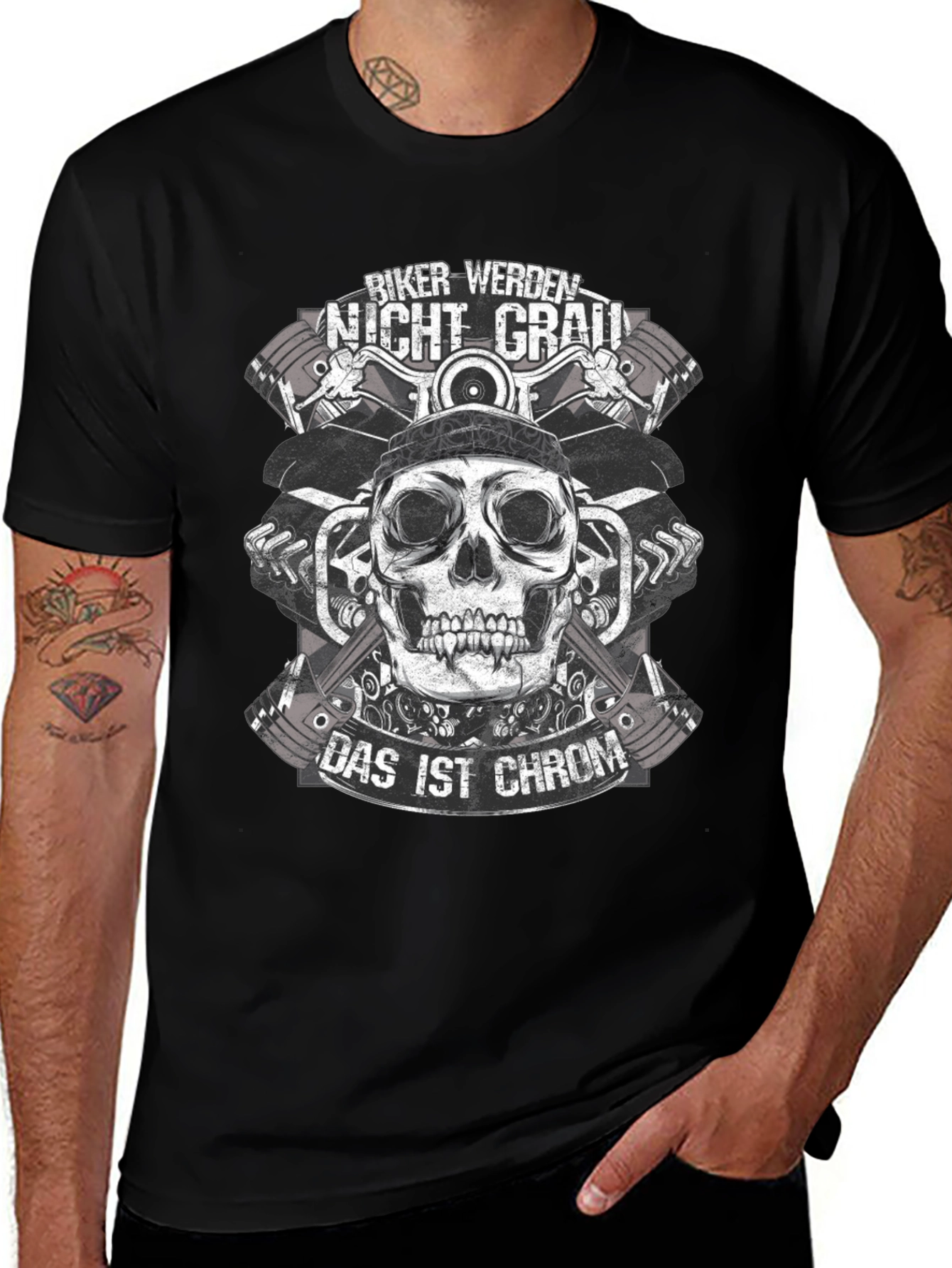 Biker Werden Nicht Grau T-Shirt
