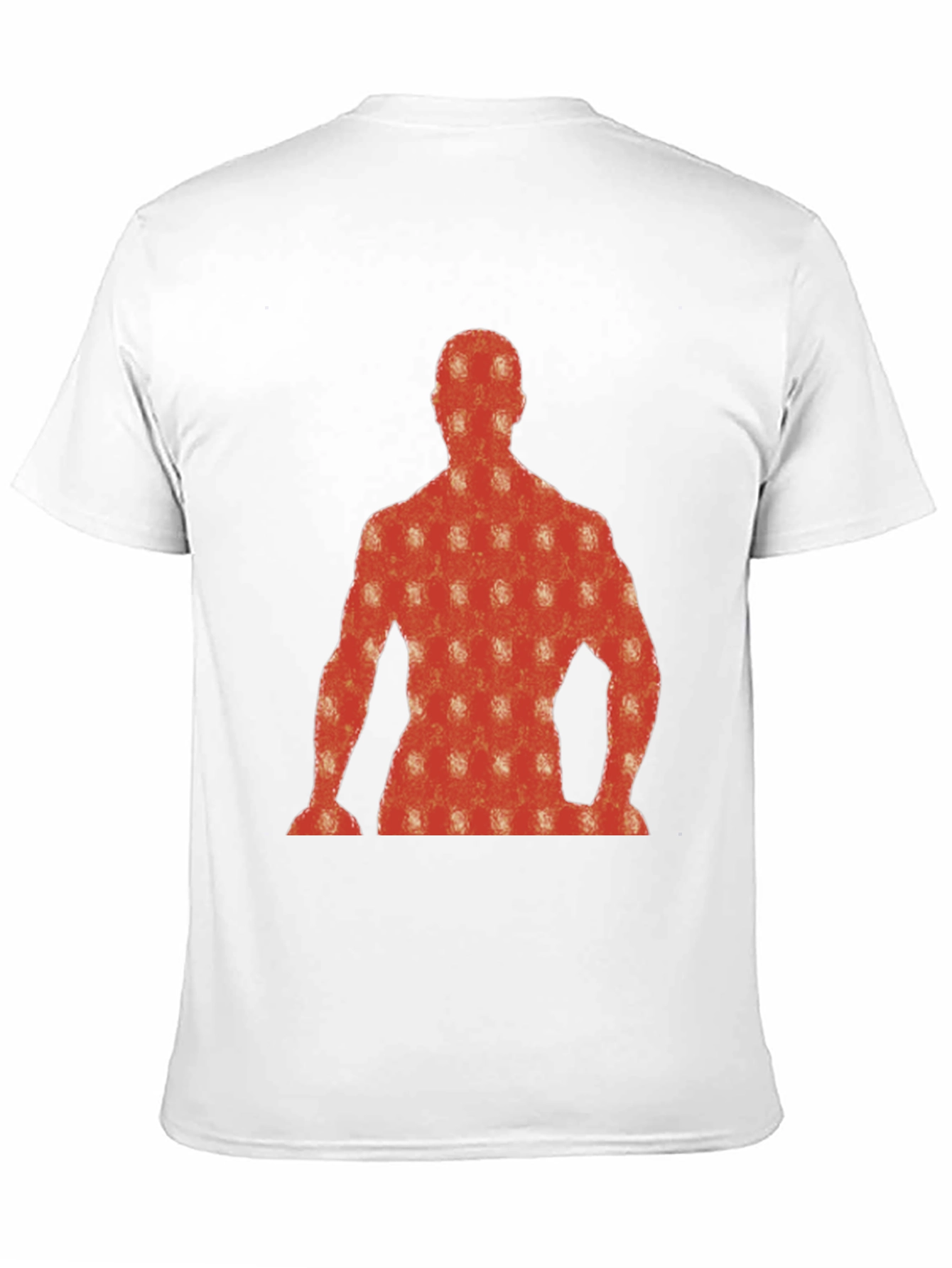 Abstract Silhouette Graphic Tee - Black