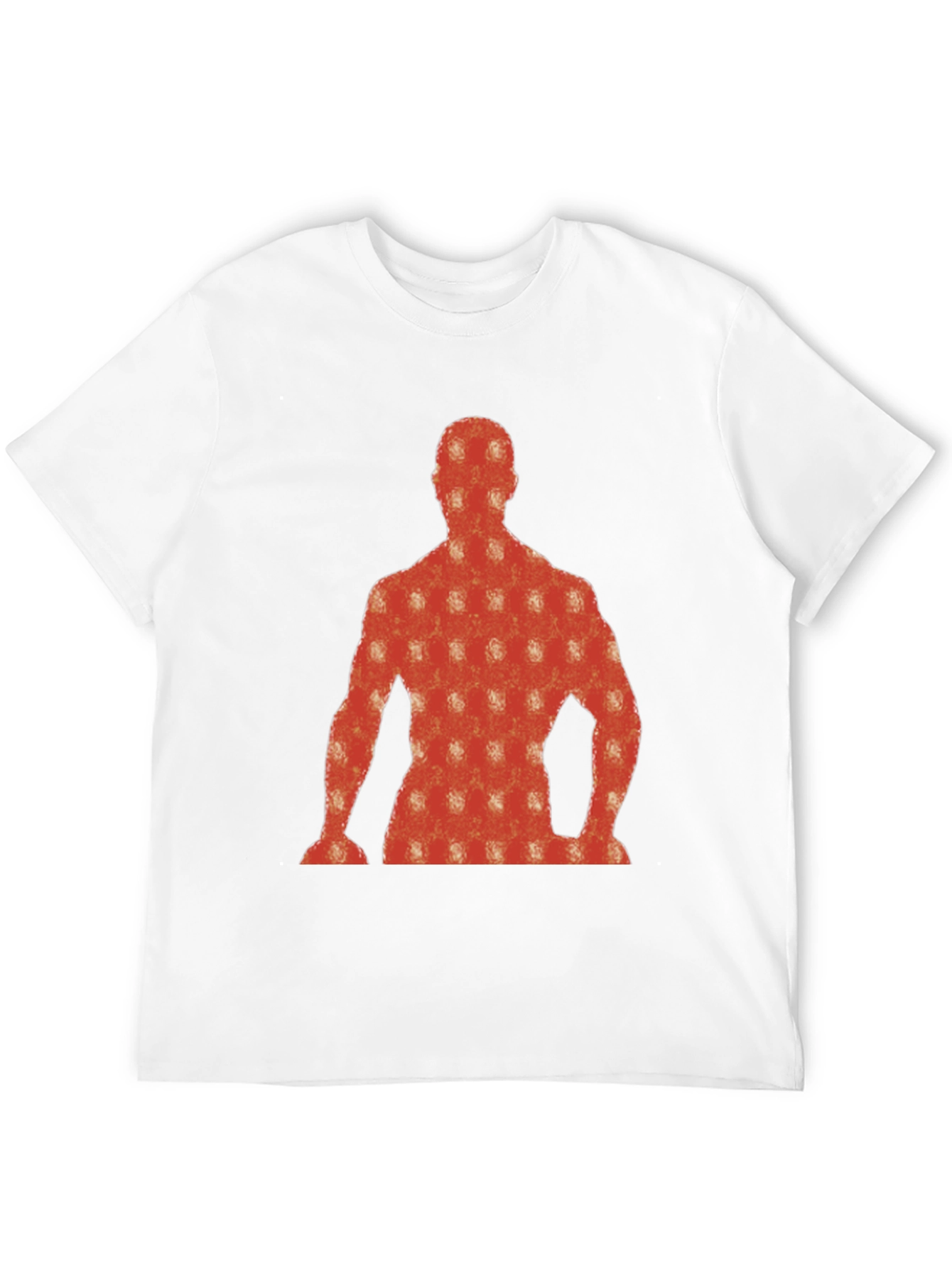 Abstract Silhouette Graphic Tee - Black